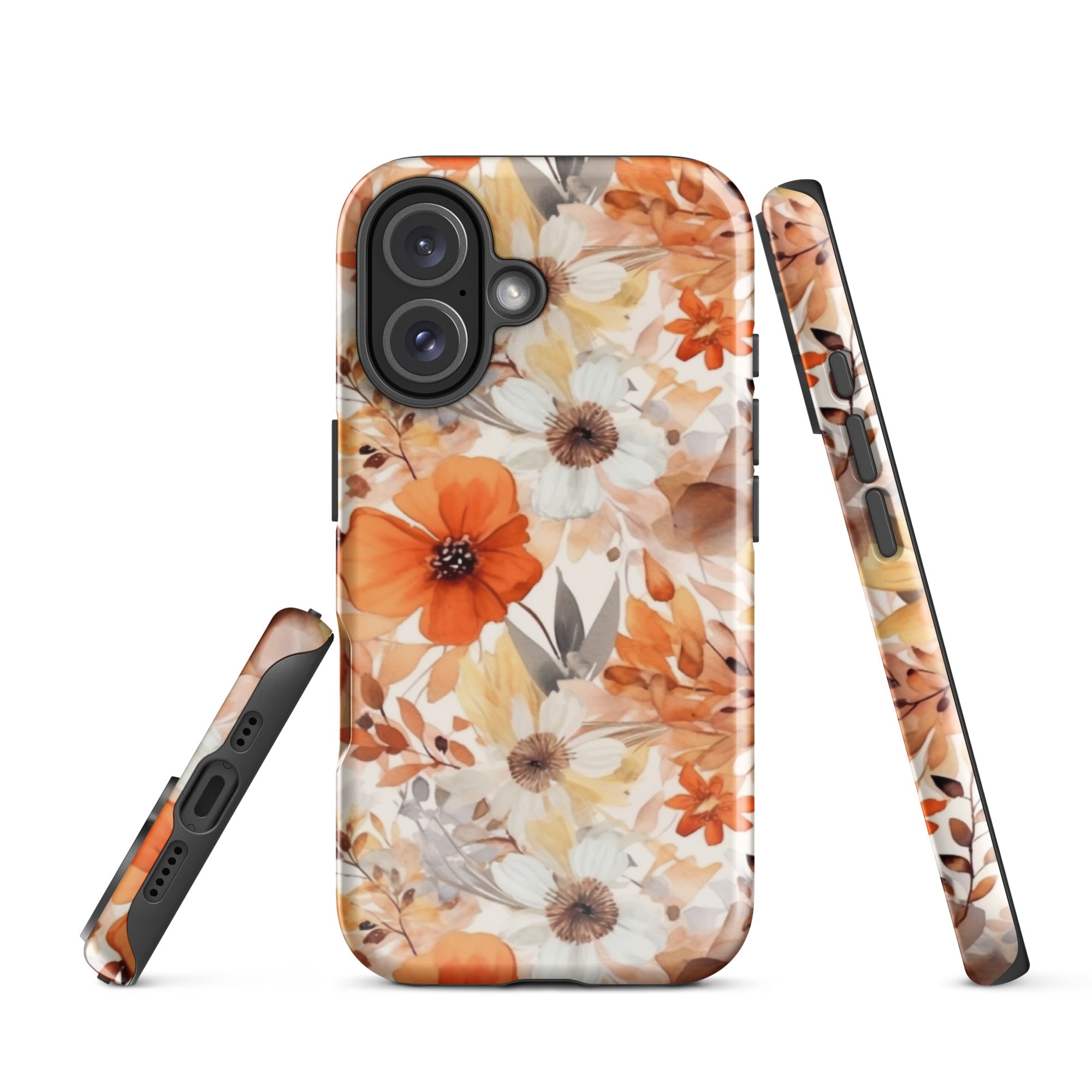 Tough Case for iPhone®- Floral Pattern I