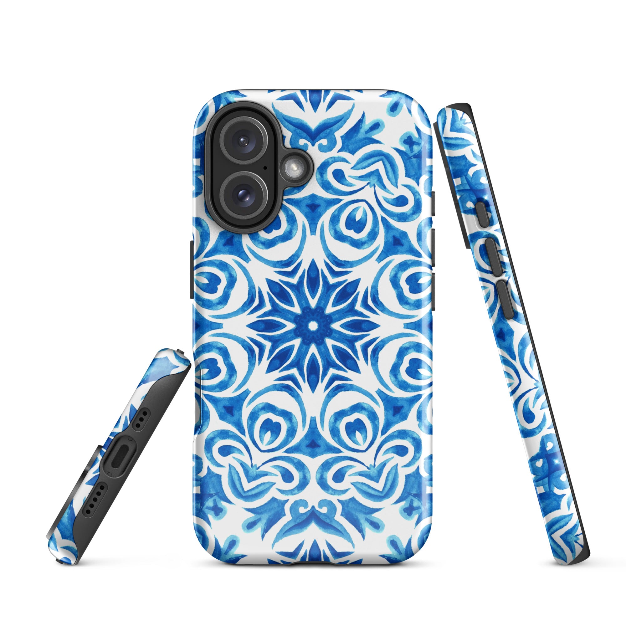 Tough Case for iPhone®- Majolica Pattern II