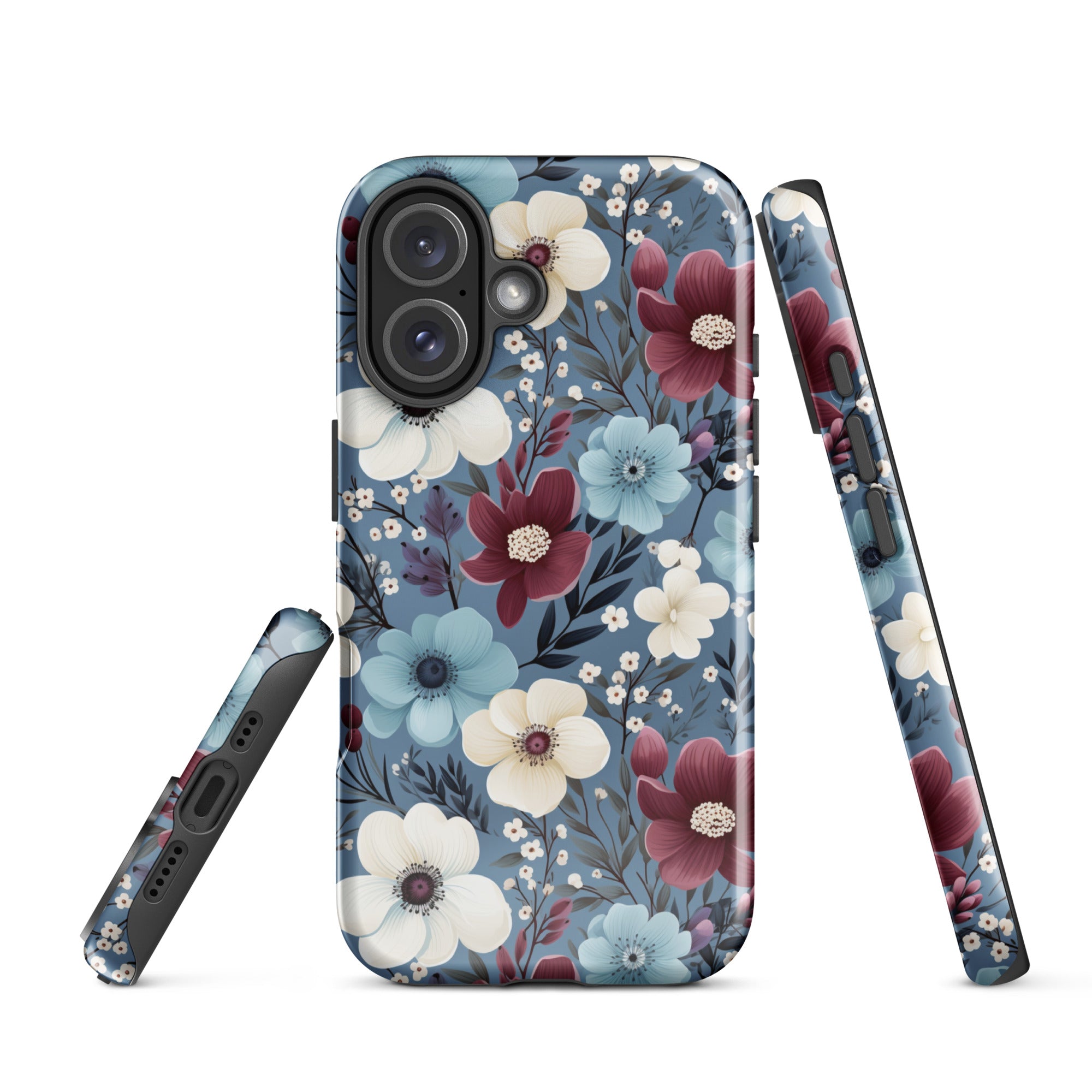 Tough Case for iPhone®- Floral Pattern II