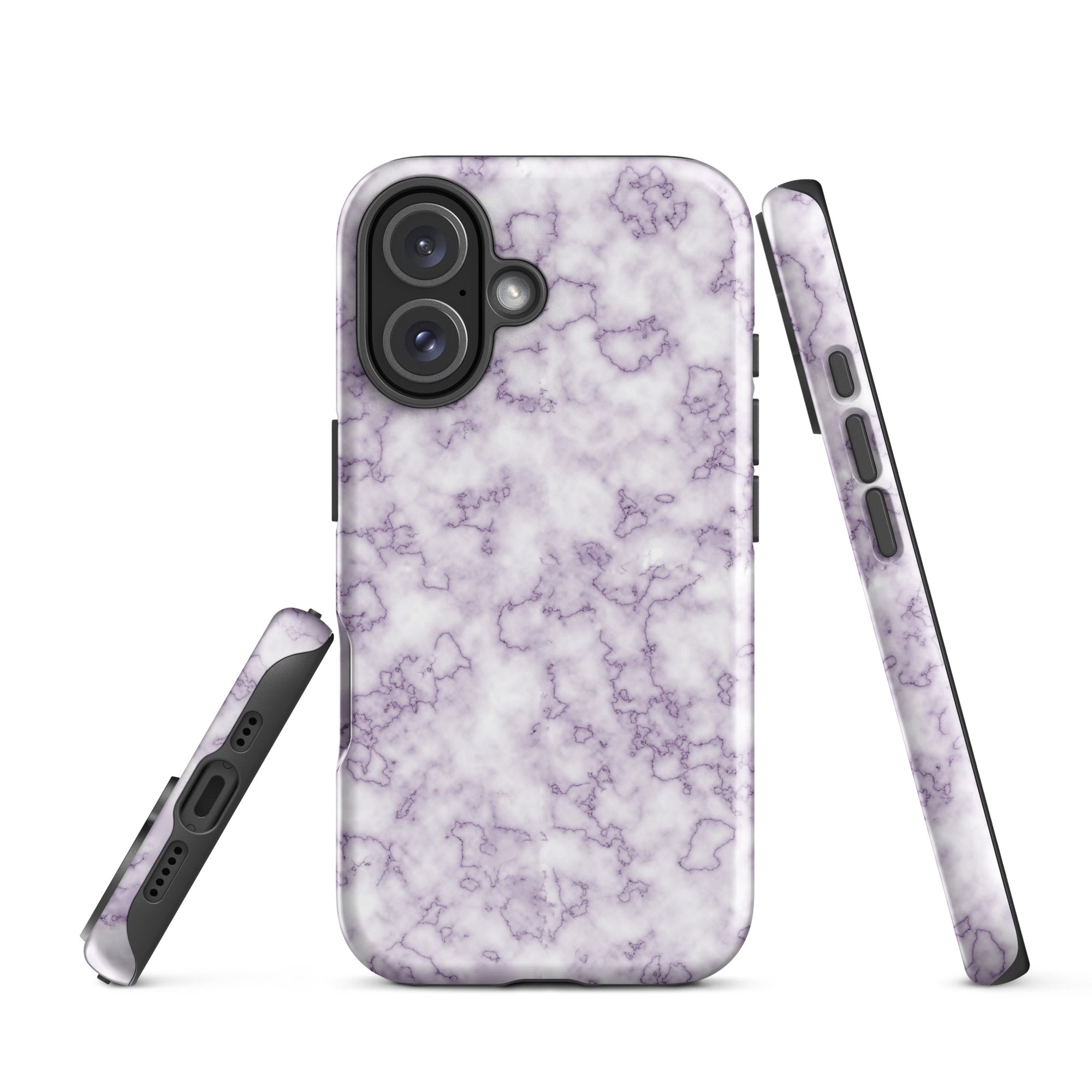 Tough Case for iPhone®- Purple Marble