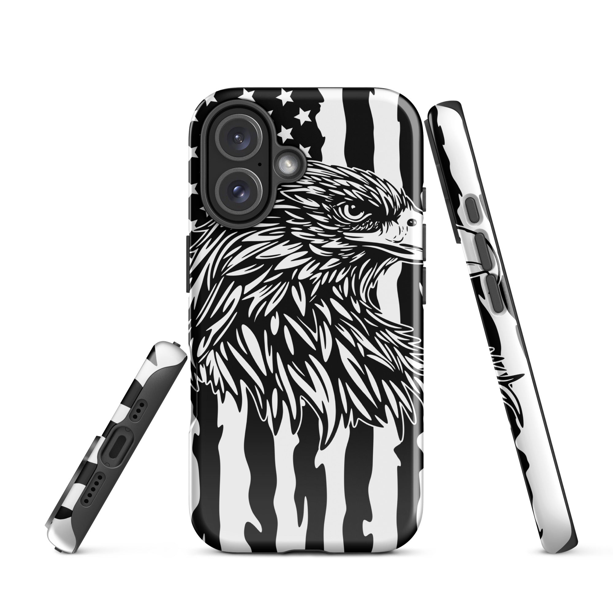 Tough Case for iPhone®- Eagle Mono