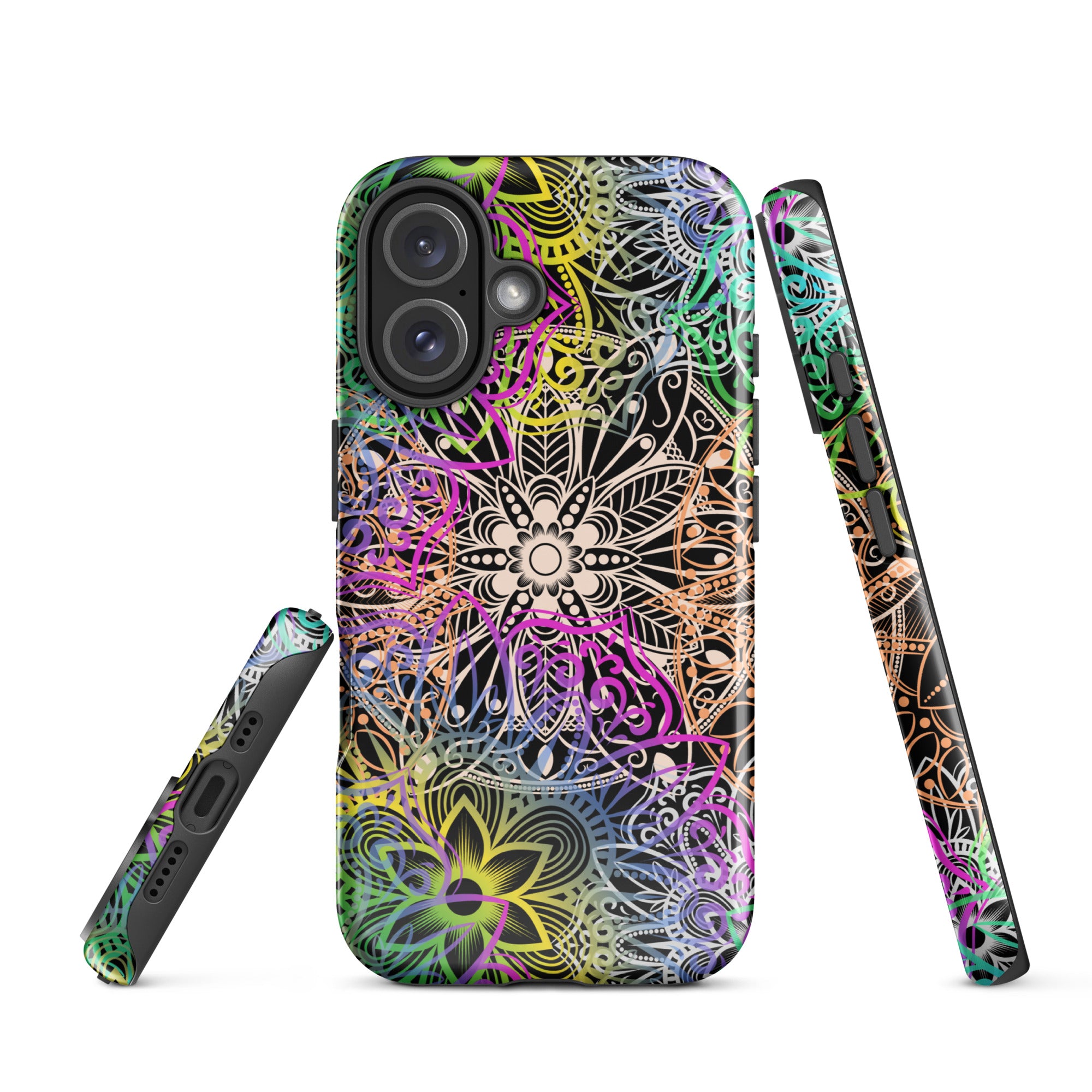 Tough Case for iPhone®- Multicolour Mandala