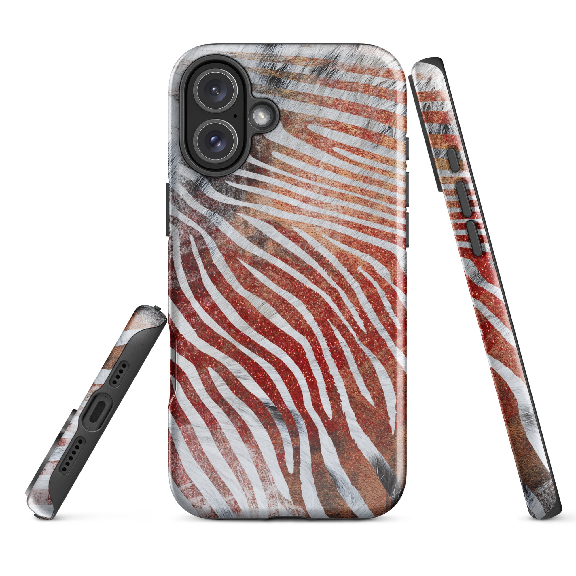 Tough Case for iPhone®- Safari Animal Print Design V