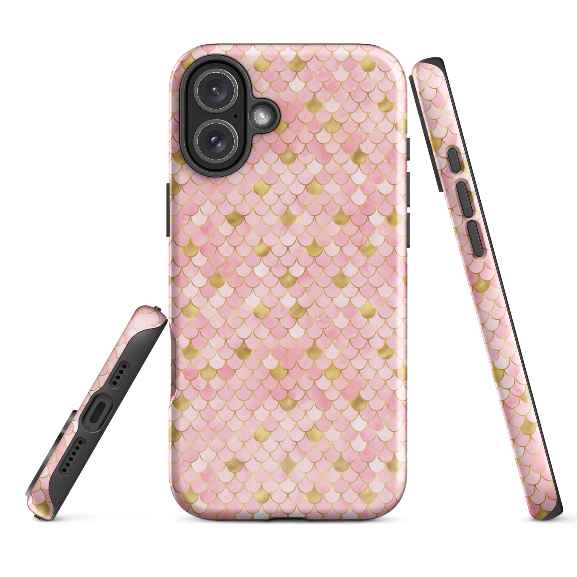 Tough Case for iPhone®- Mermaid Skin Pink