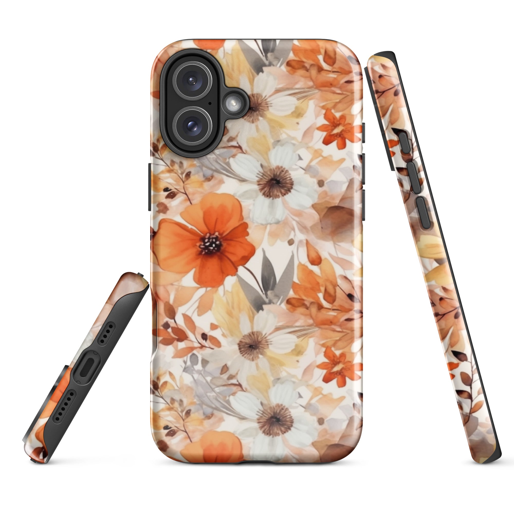 Tough Case for iPhone®- Floral Pattern I