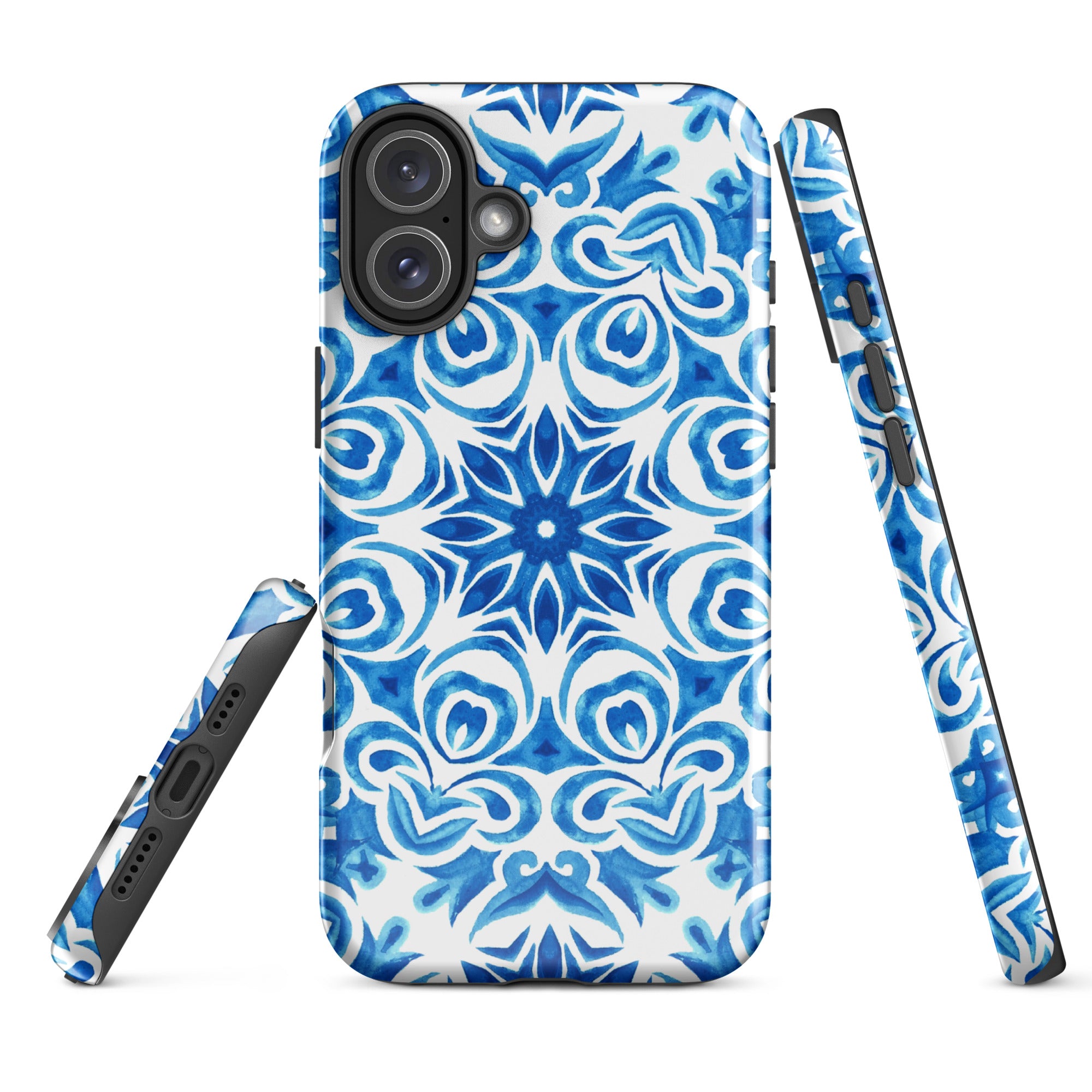 Tough Case for iPhone®- Majolica Pattern II