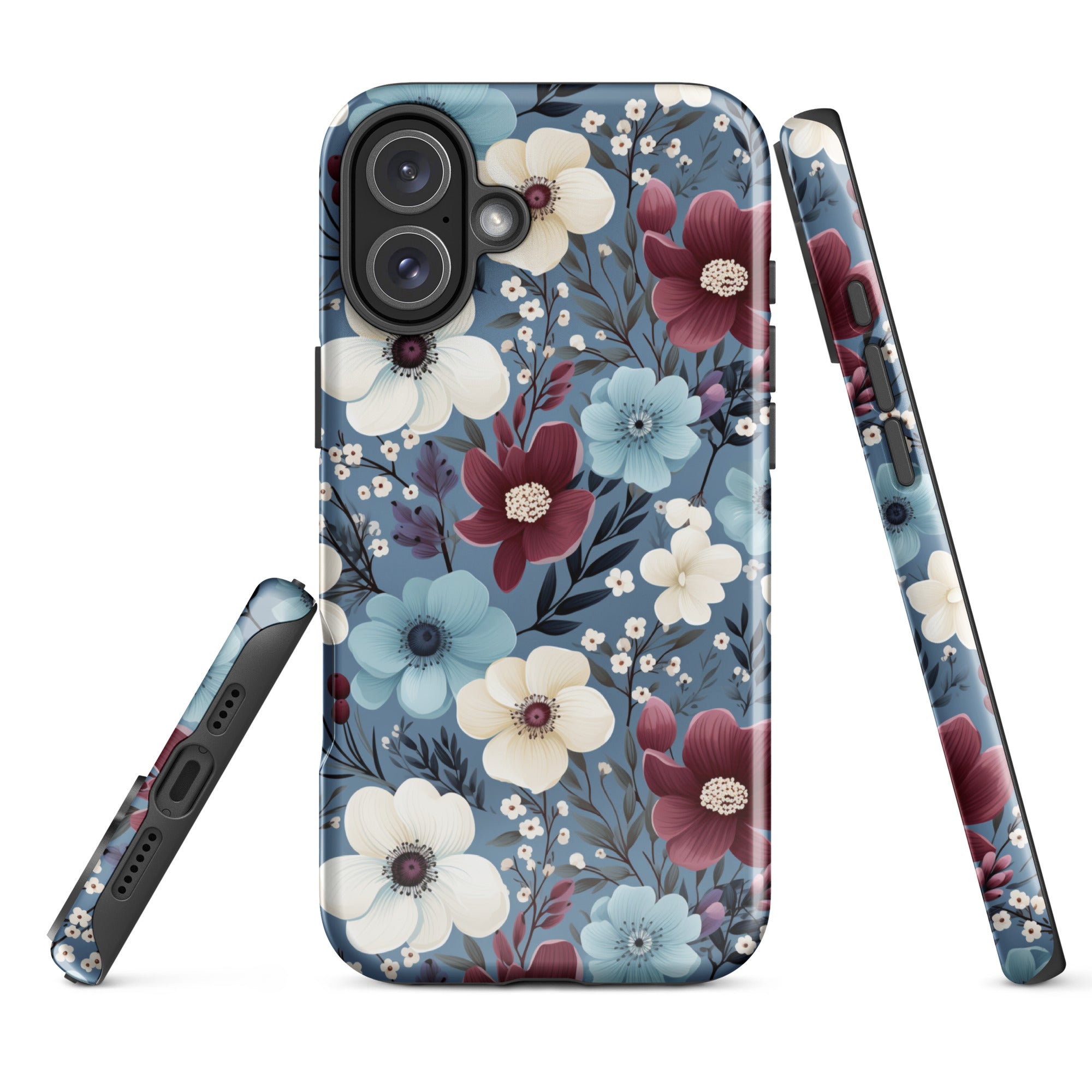 Tough Case for iPhone®- Floral Pattern II