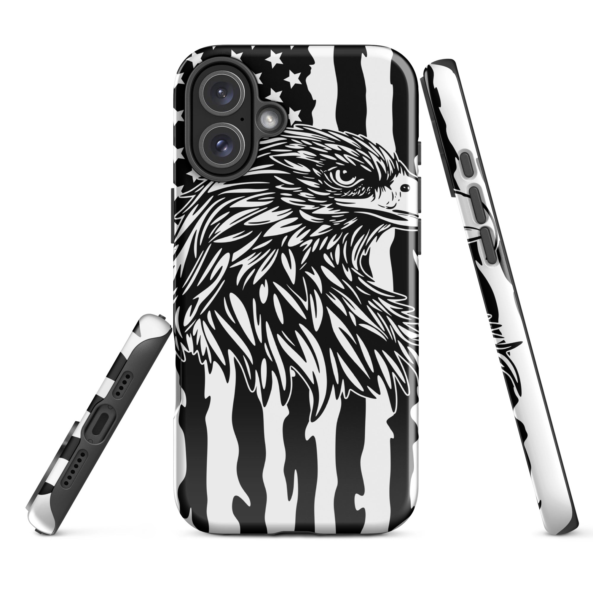 Tough Case for iPhone®- Eagle Mono