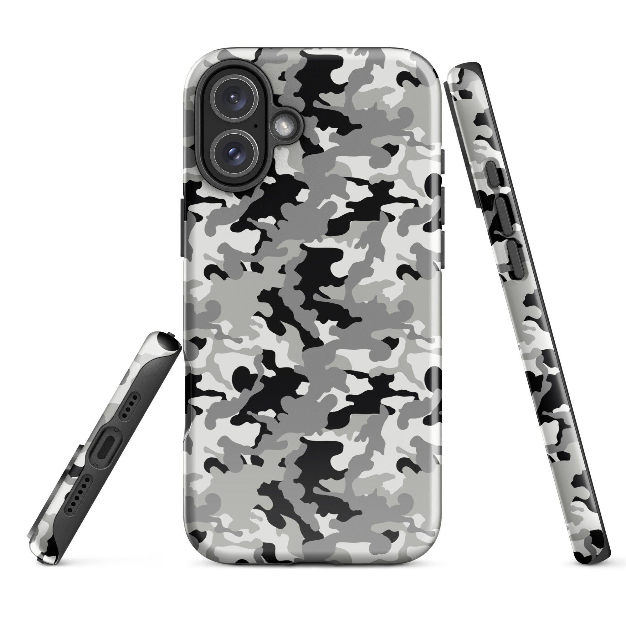 Tough Case for iPhone®- Camo Black