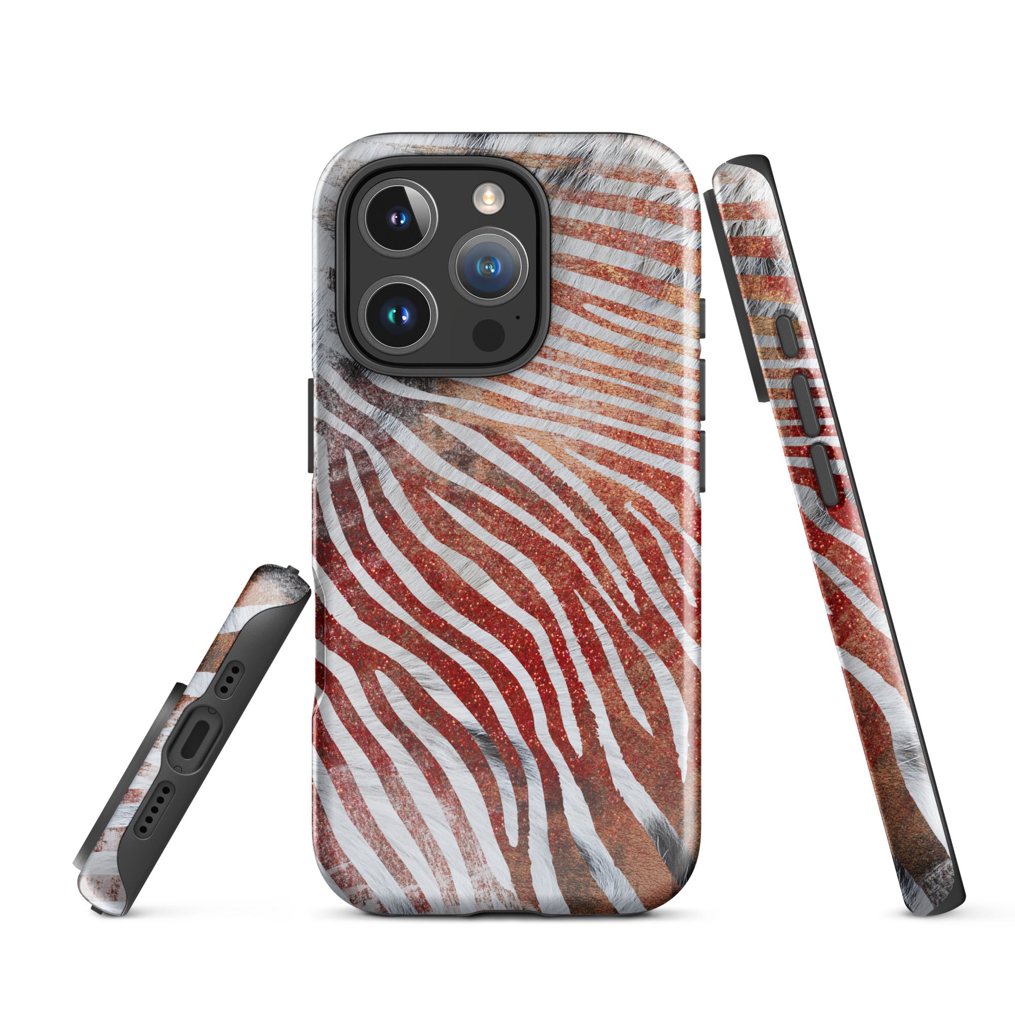 Tough Case for iPhone®- Safari Animal Print Design V