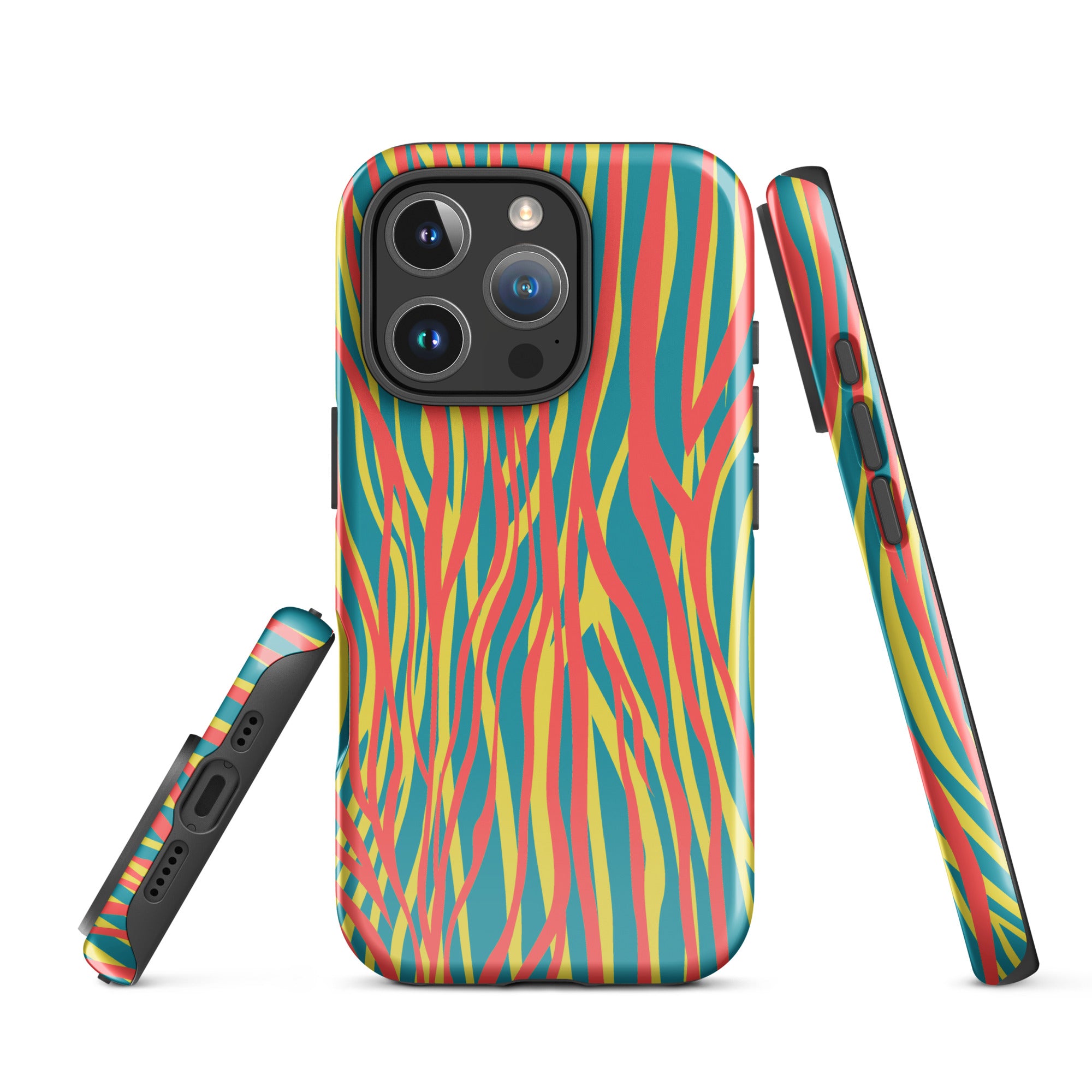 Tough Case for iPhone®- Funky Zebra Pattern III