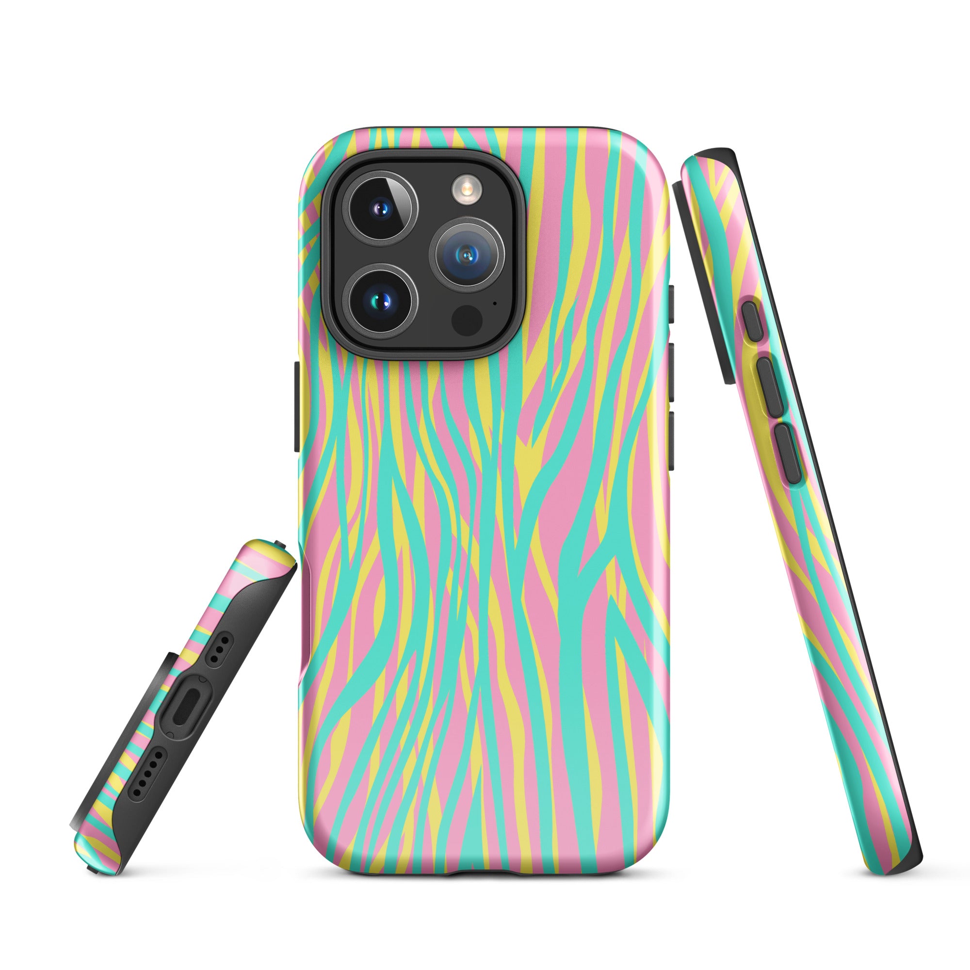 Tough Case for iPhone®- Funky Zebra Pattern I