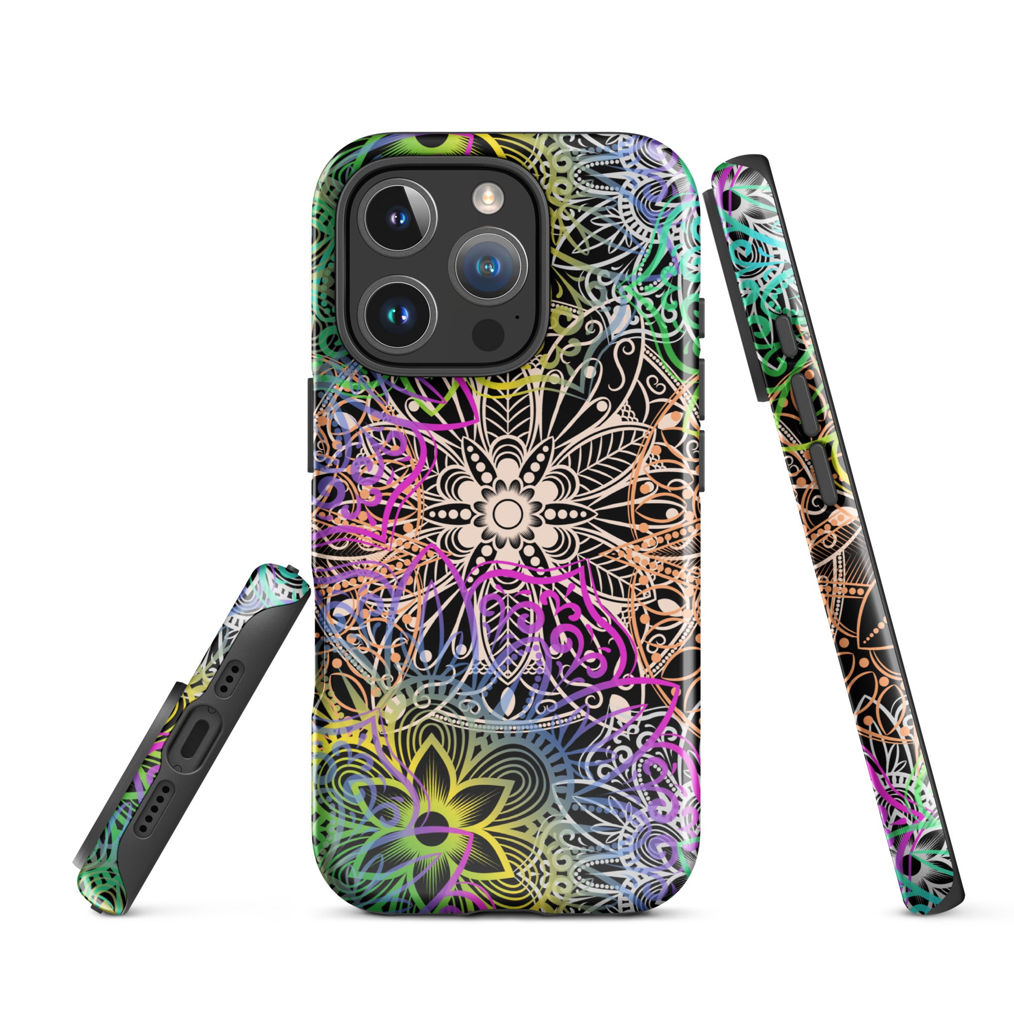 Tough Case for iPhone®- Multicolour Mandala