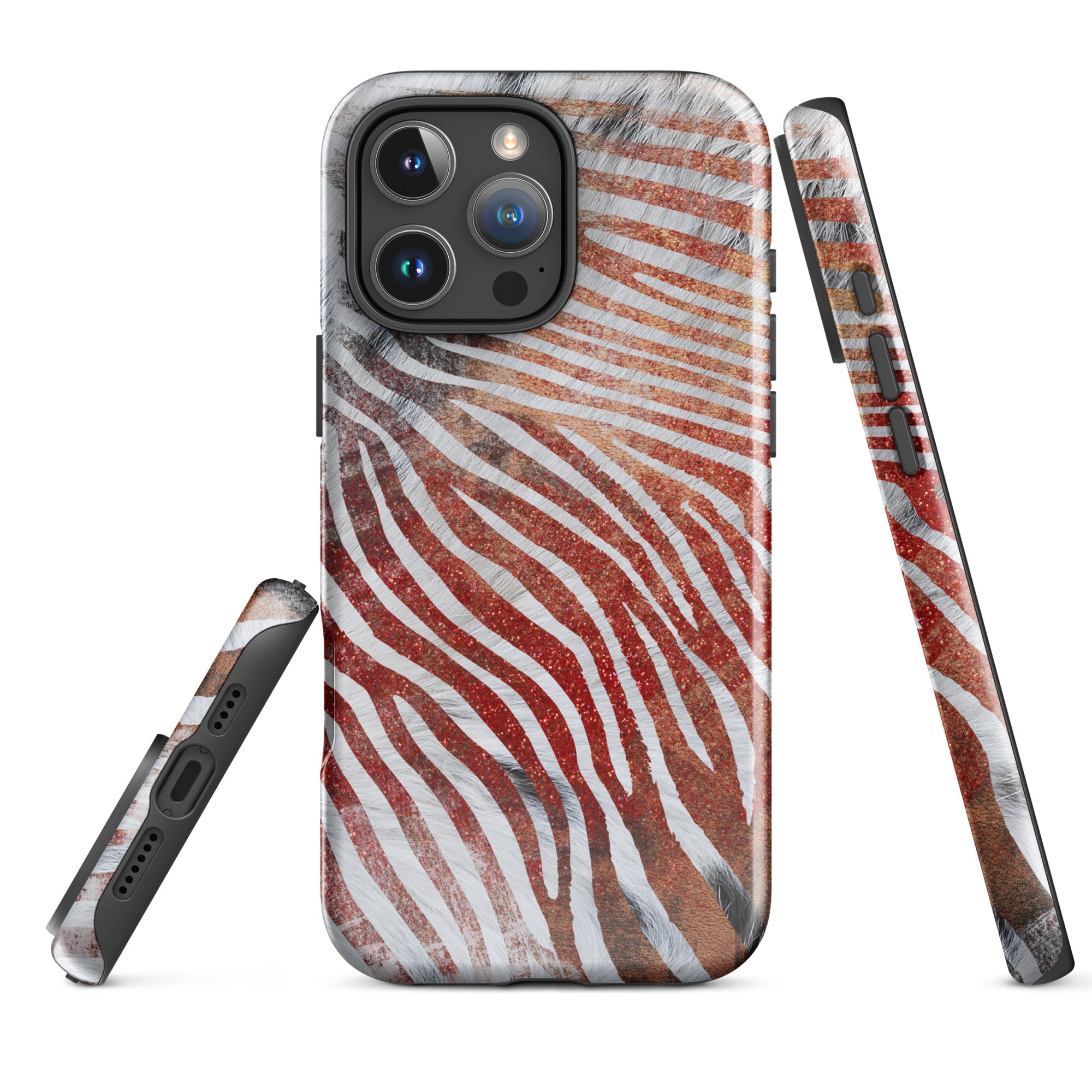 Tough Case for iPhone®- Safari Animal Print Design V