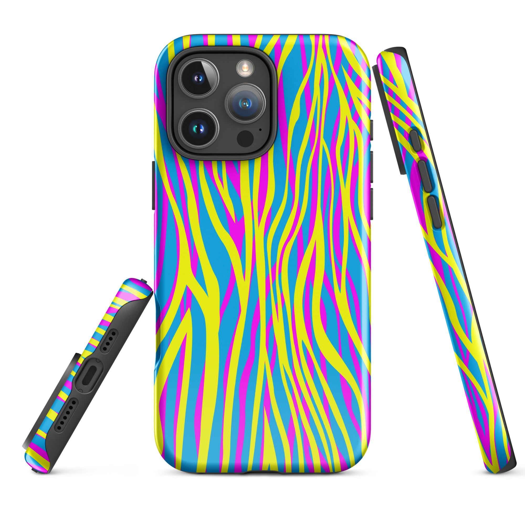 Tough Case for iPhone®- Funky Zebra Pattern IV