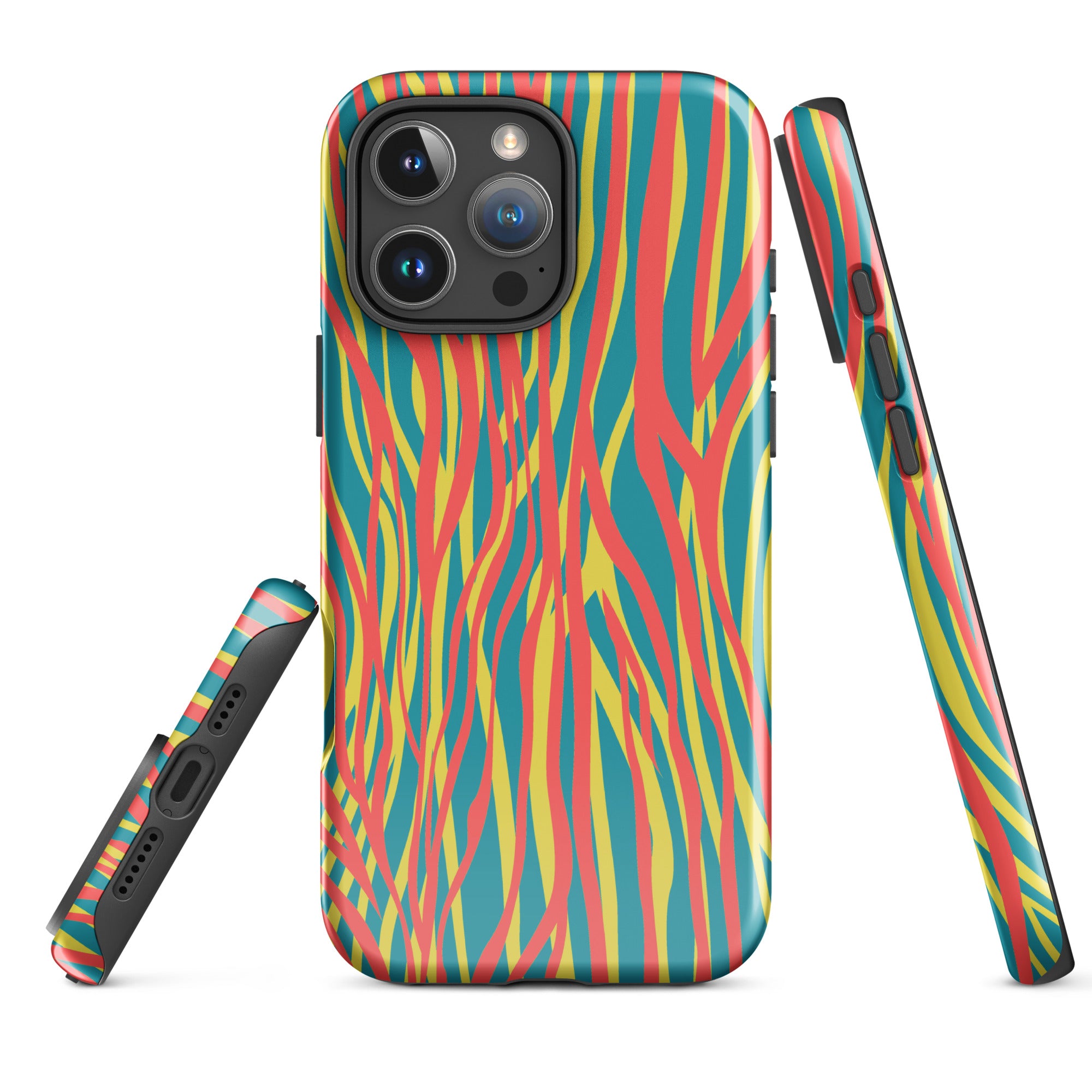 Tough Case for iPhone®- Funky Zebra Pattern III