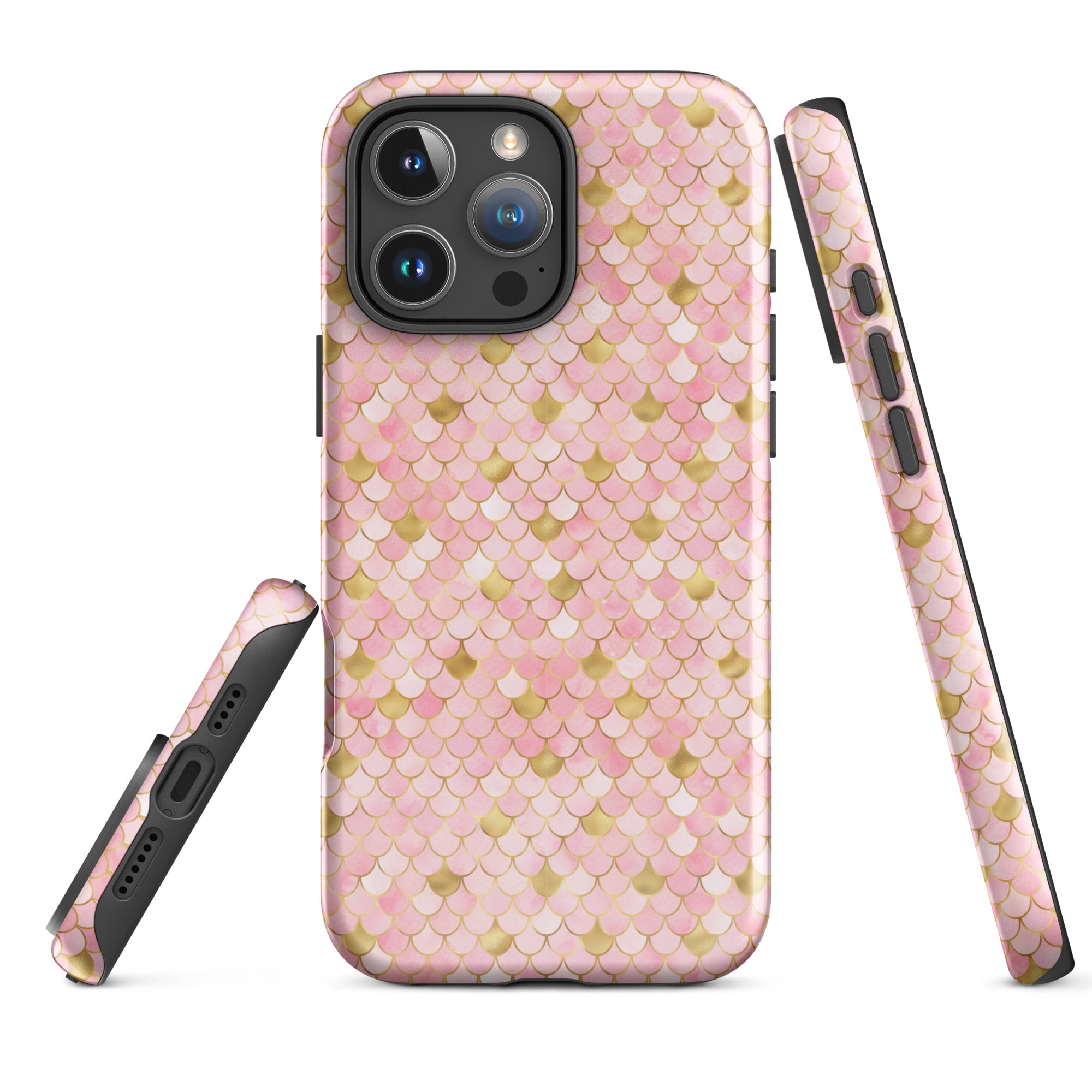 Tough Case for iPhone®- Mermaid Skin Pink