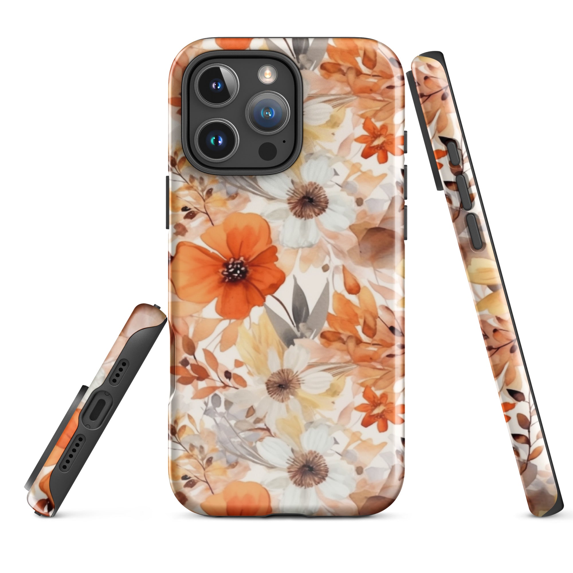 Tough Case for iPhone®- Floral Pattern I