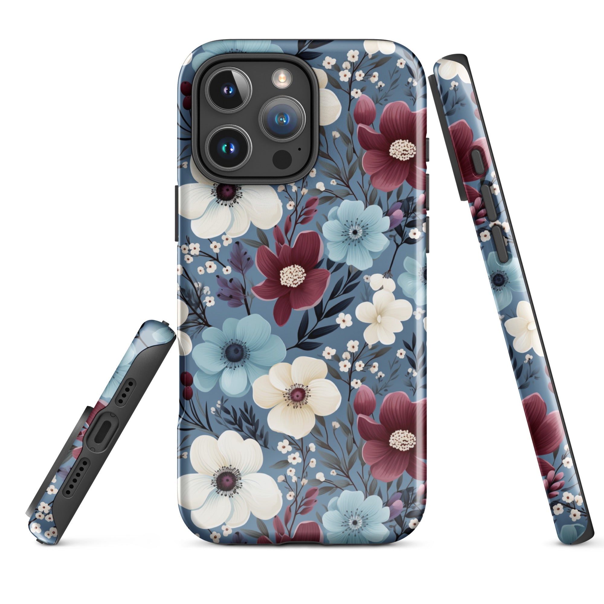 Tough Case for iPhone®- Floral Pattern II