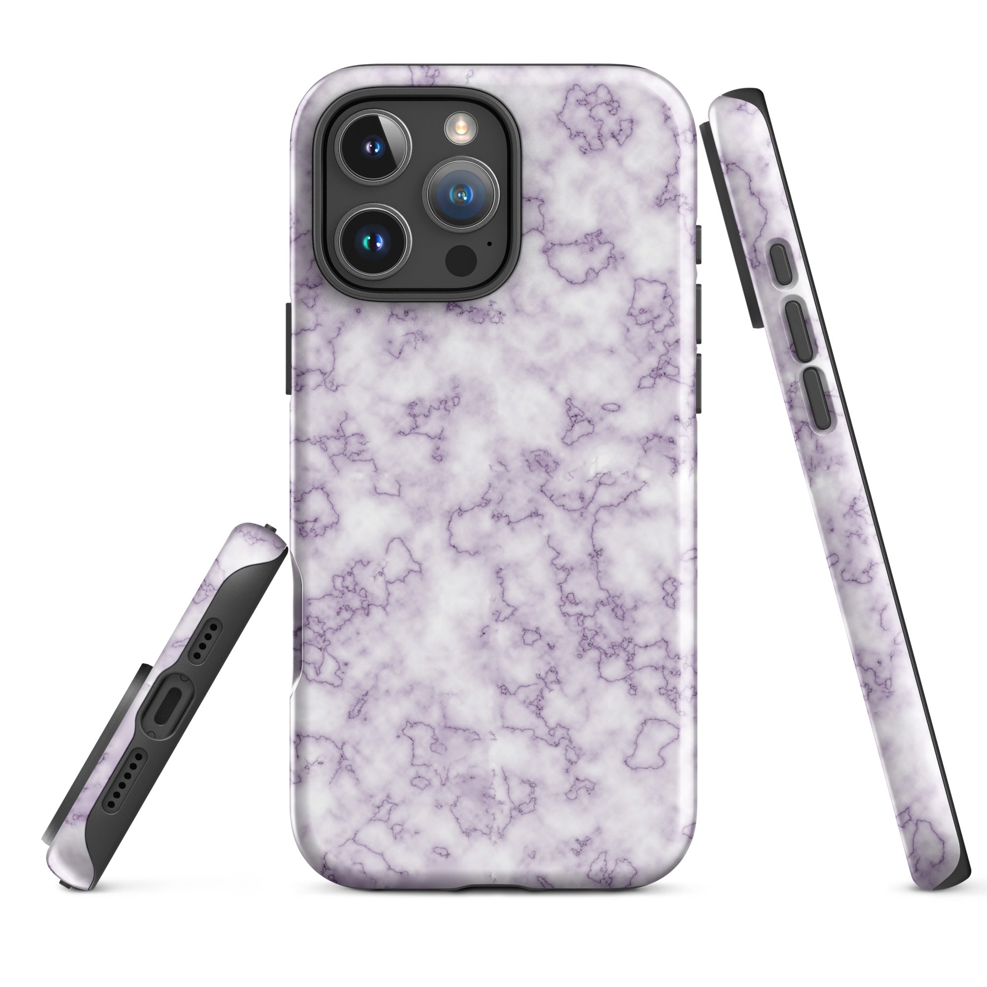 Tough Case for iPhone®- Purple Marble