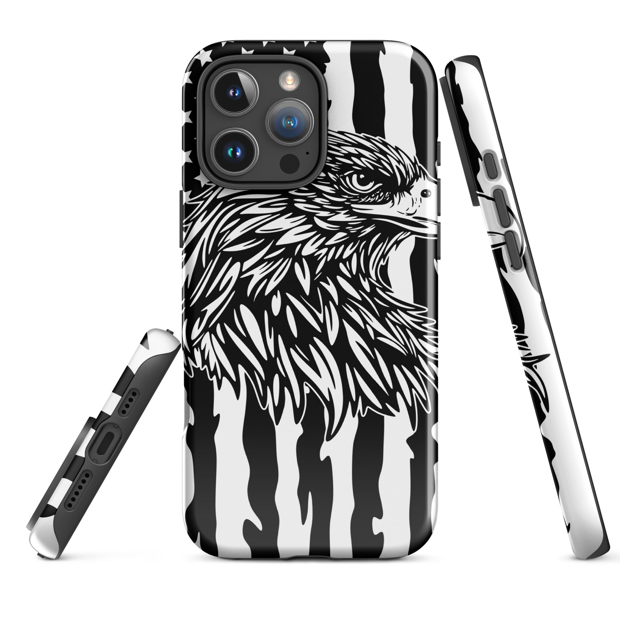 Tough Case for iPhone®- Eagle Mono