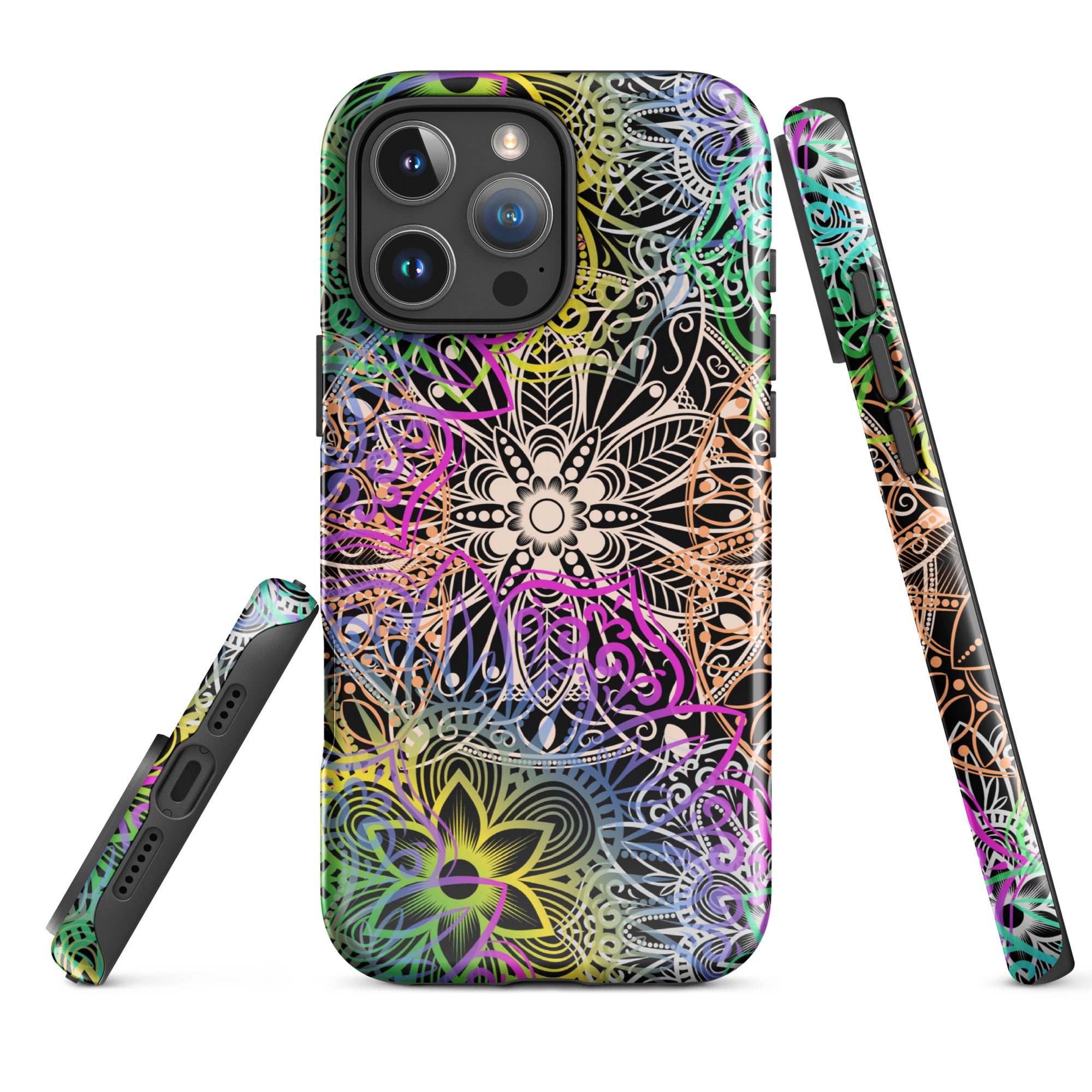 Tough Case for iPhone®- Multicolour Mandala