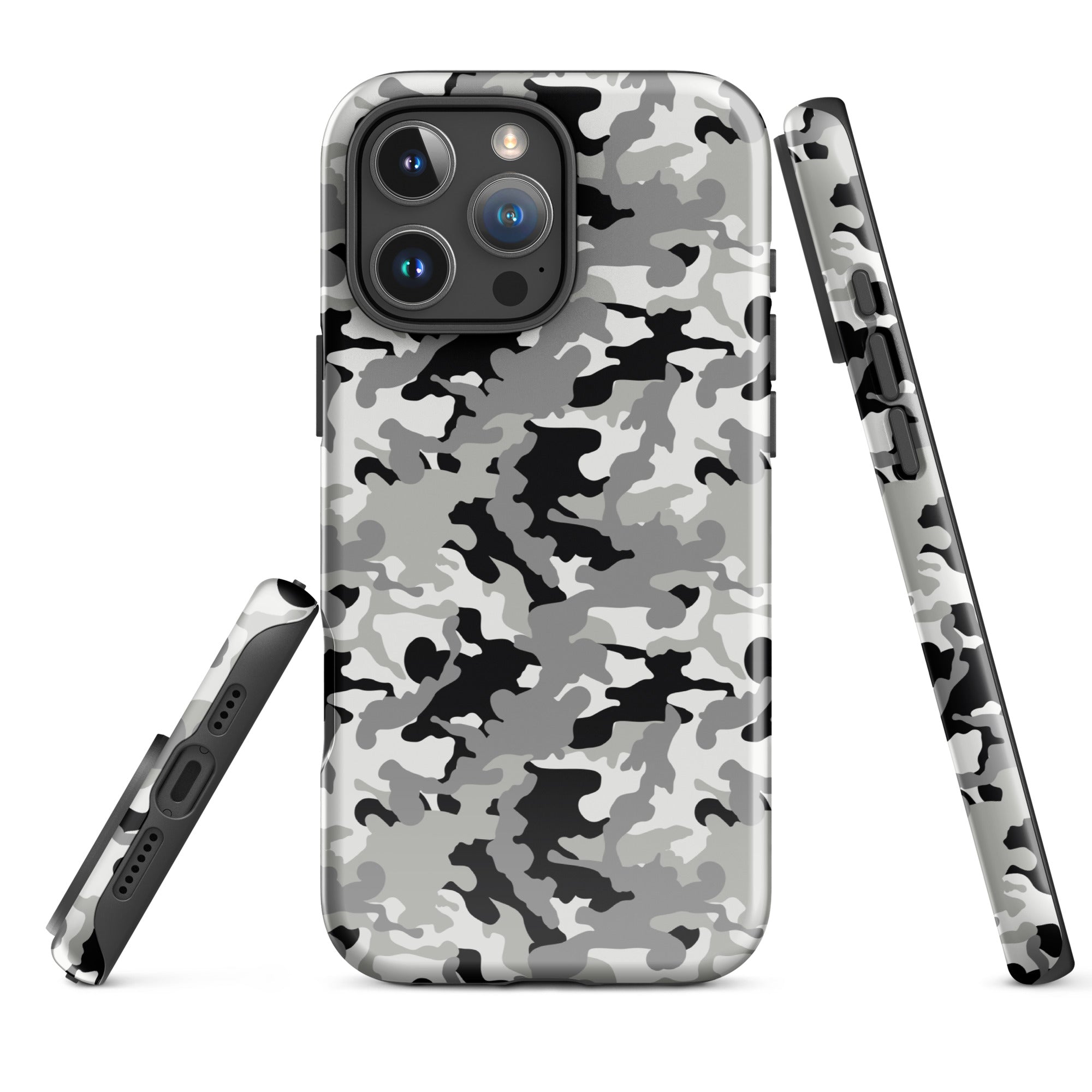 Tough Case for iPhone®- Camo Black