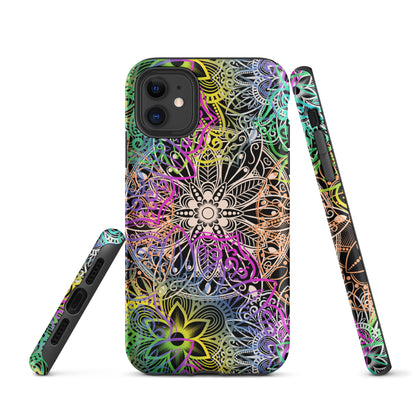 Tough Case for iPhone®- Multicolour Mandala