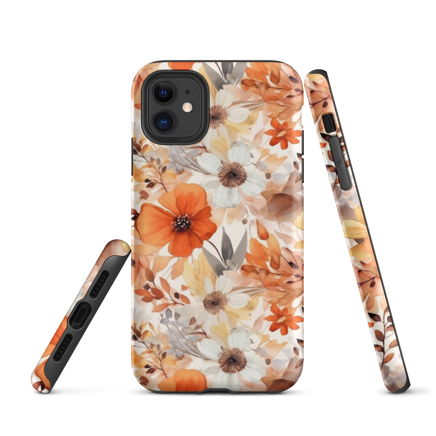 Tough Case for iPhone®- Floral Pattern I
