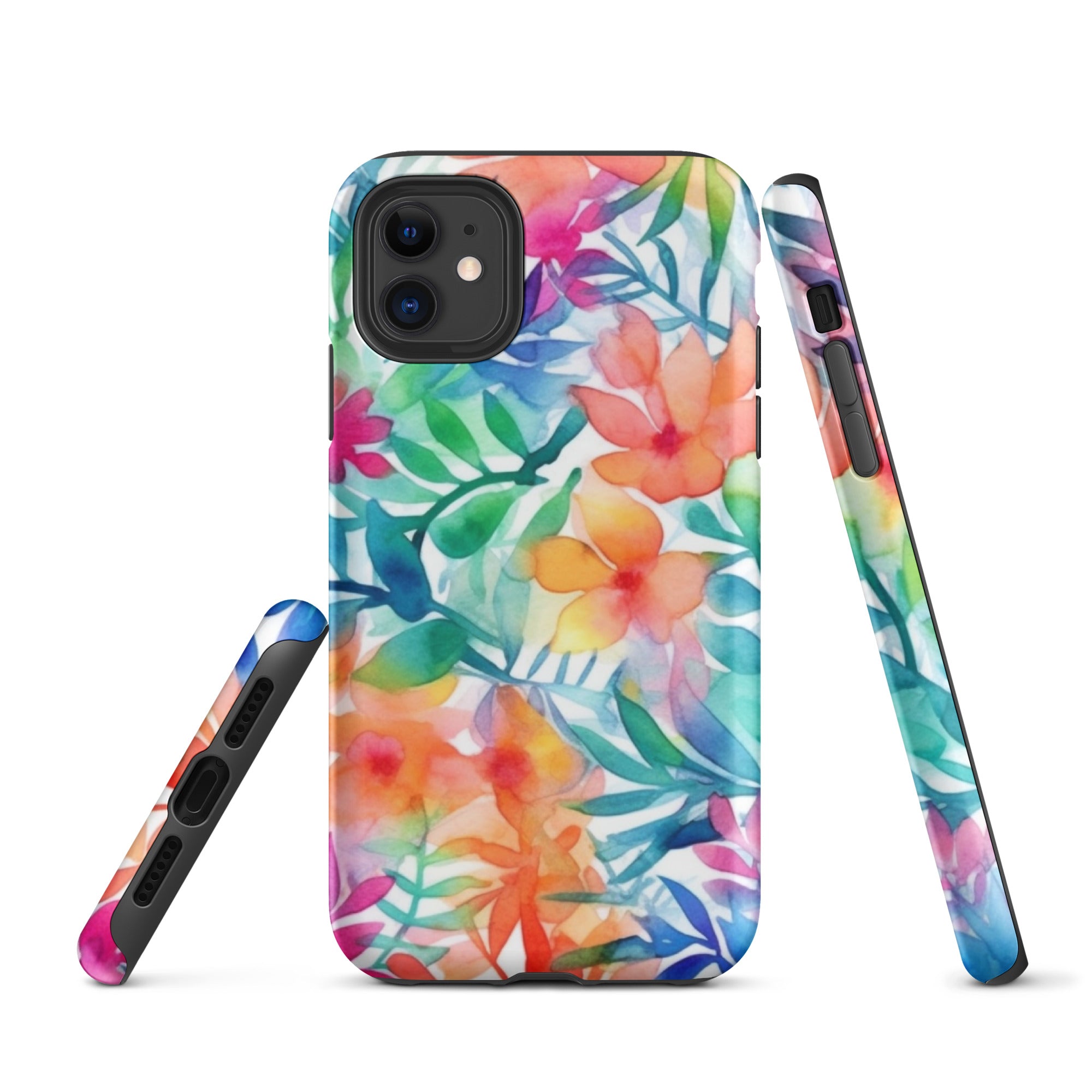 Tough Case for iPhone®- Floral Pattern 03