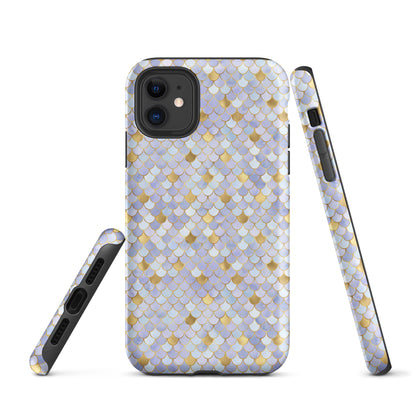 Tough Case for iPhone®- Mermaid Skin Purple