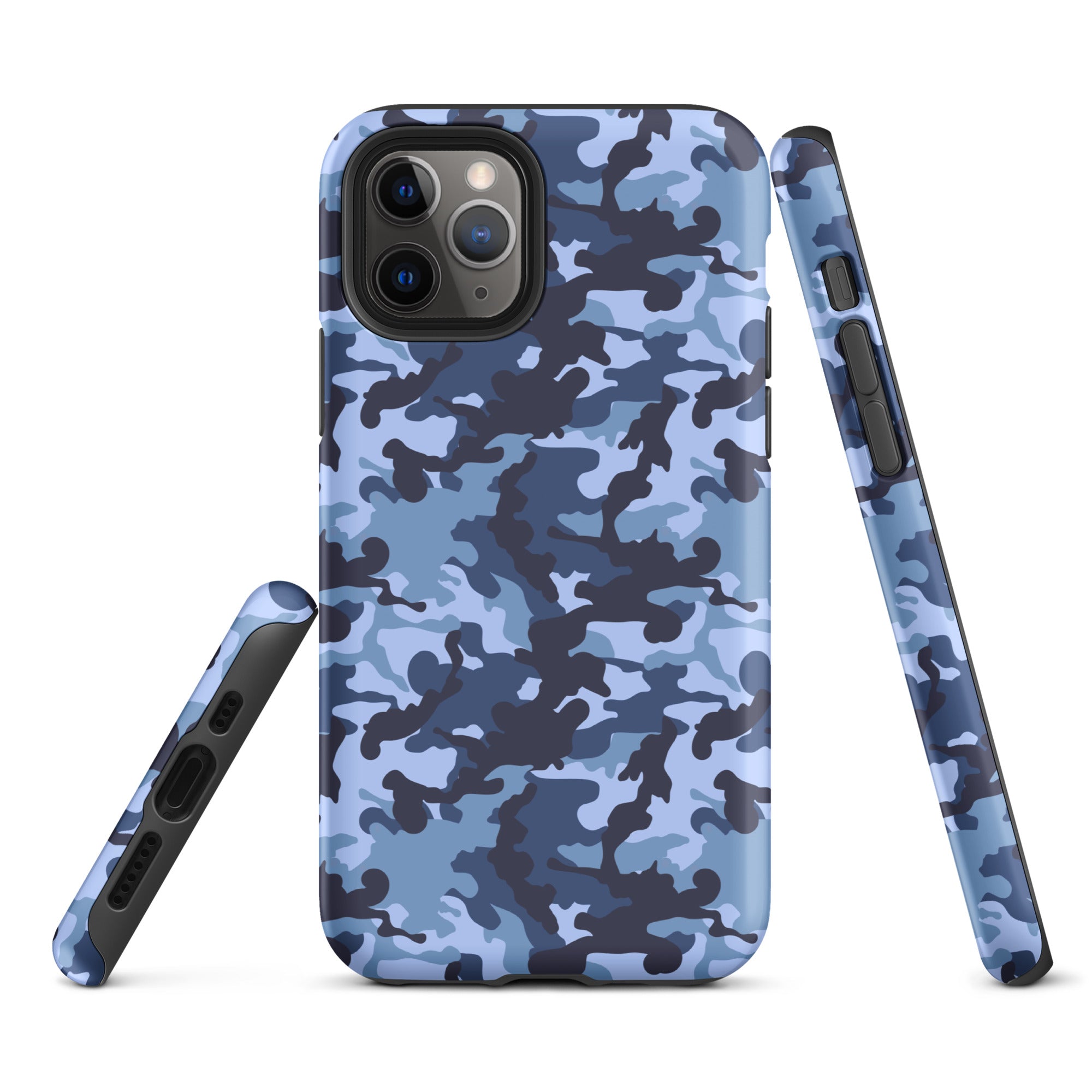 Tough Case for iPhone®- Camo Navy