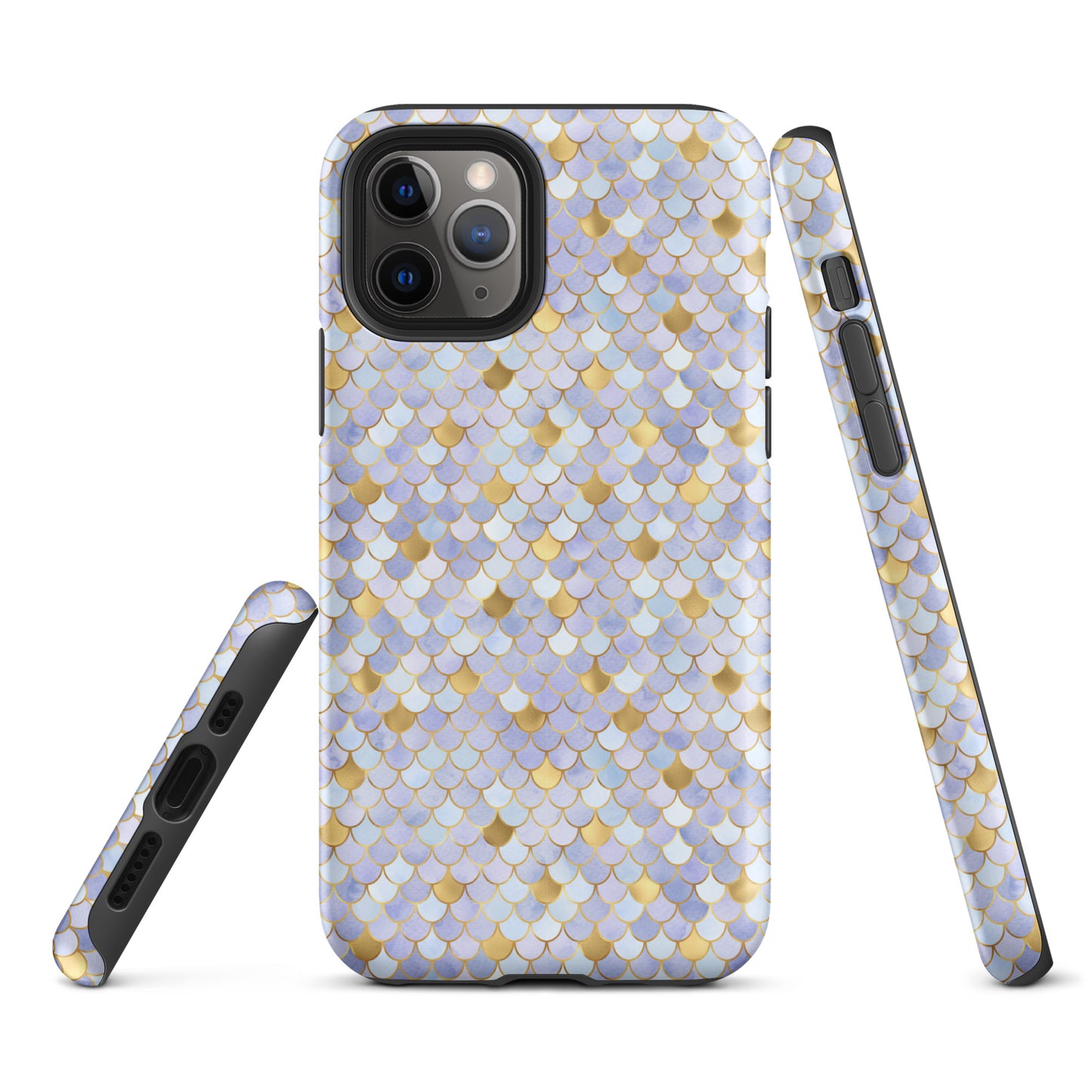 Tough Case for iPhone®- Mermaid Skin Purple