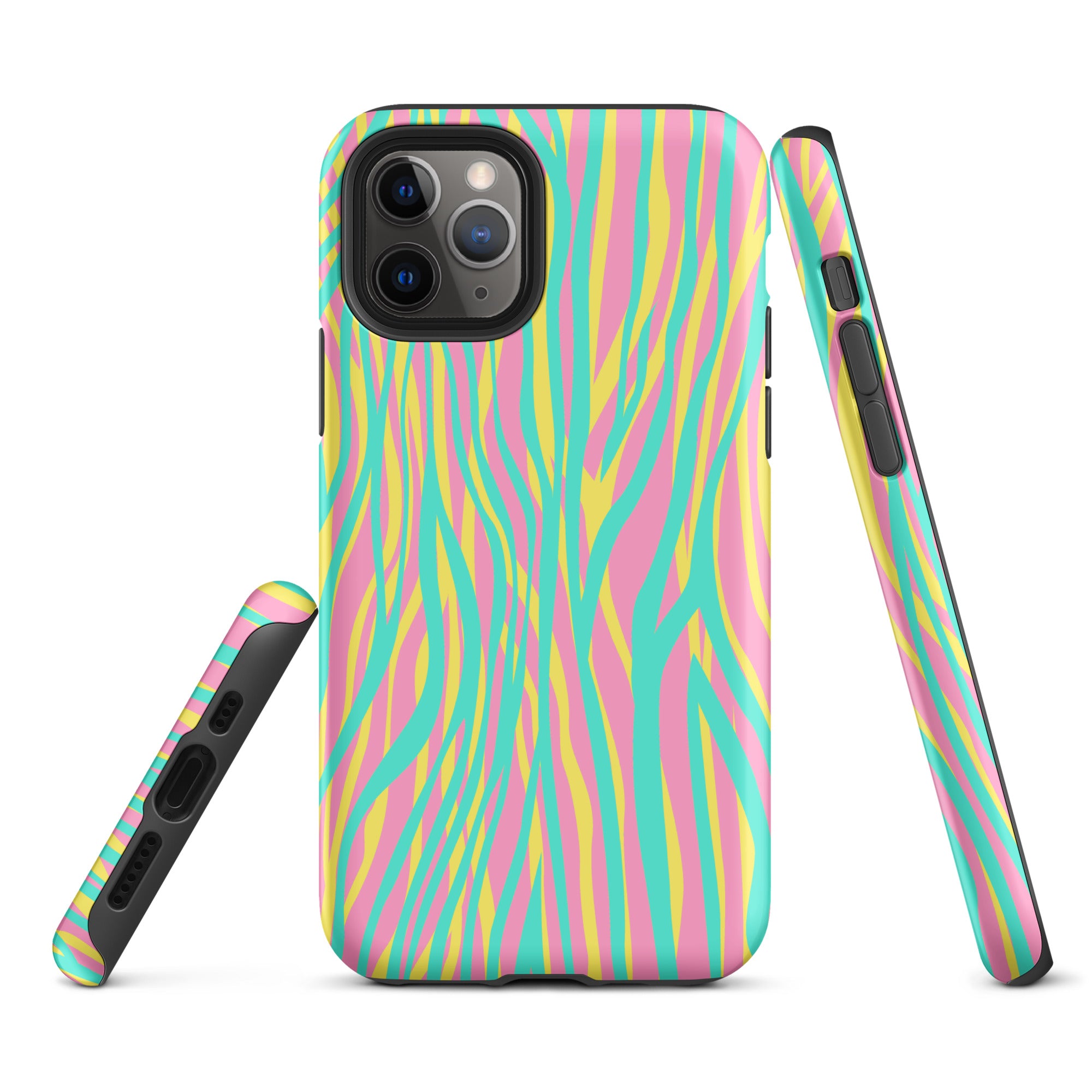 Tough Case for iPhone®- Funky Zebra Pattern 01