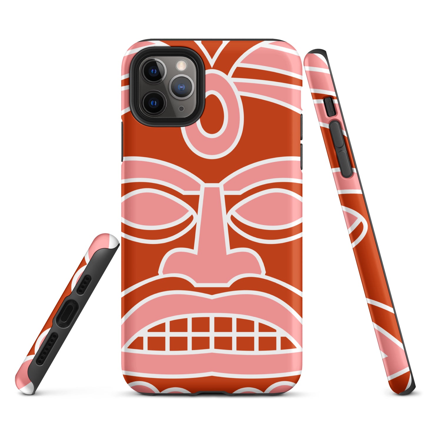 Tough Case for iPhone®- Totem Mask Red