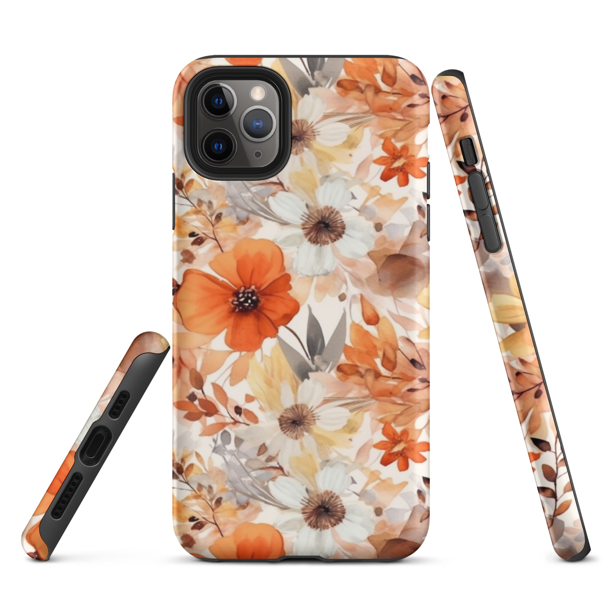 Tough Case for iPhone®- Floral Pattern I