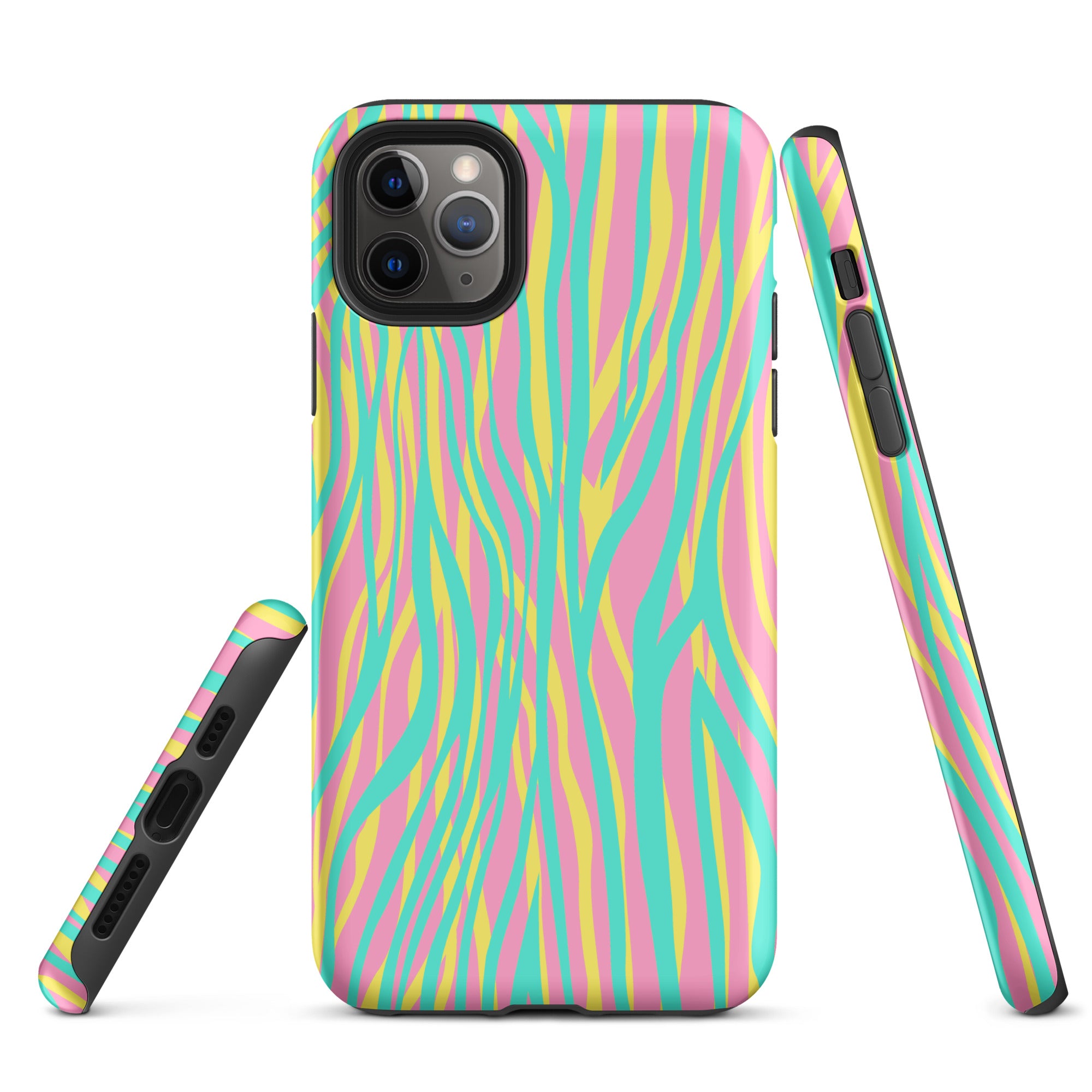 Tough Case for iPhone®- Funky Zebra Pattern 01