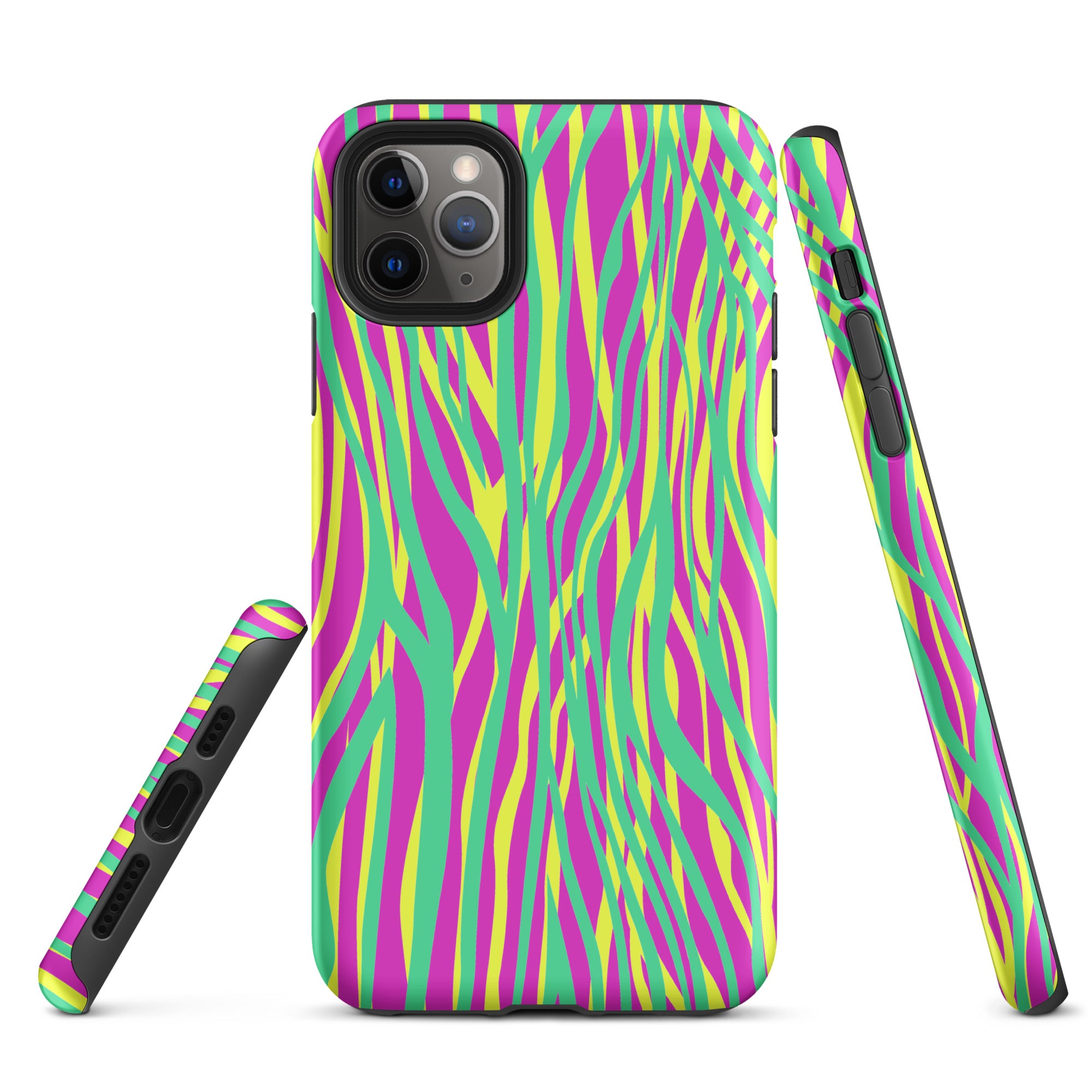 Tough Case for iPhone®- Funky Zebra Pattern 02