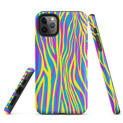 Tough Case for iPhone®- Funky Zebra Pattern IV
