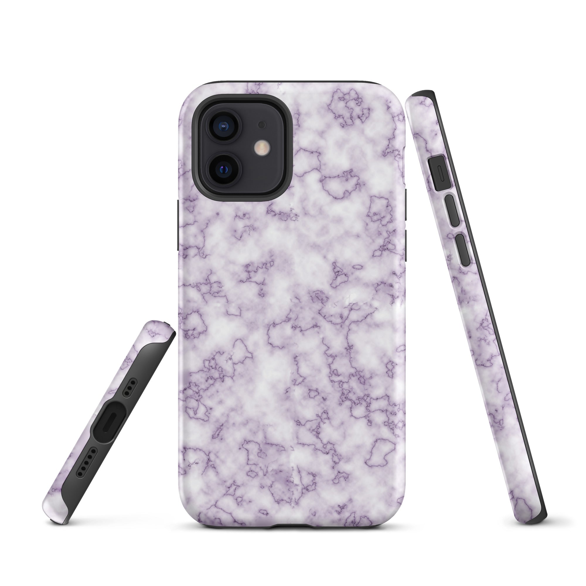 Tough Case for iPhone®- Purple Marble
