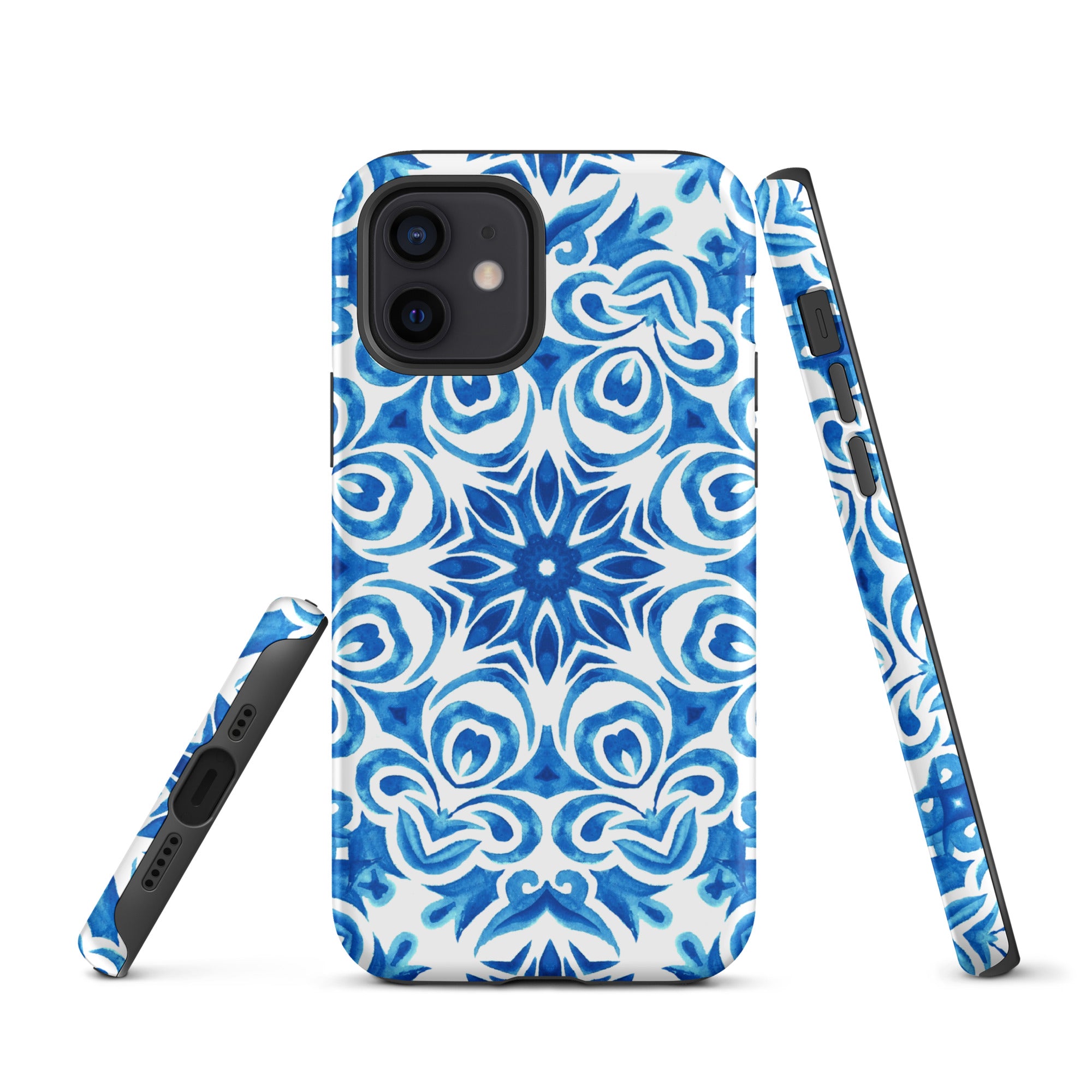 Tough Case for iPhone®- Majolica Pattern II