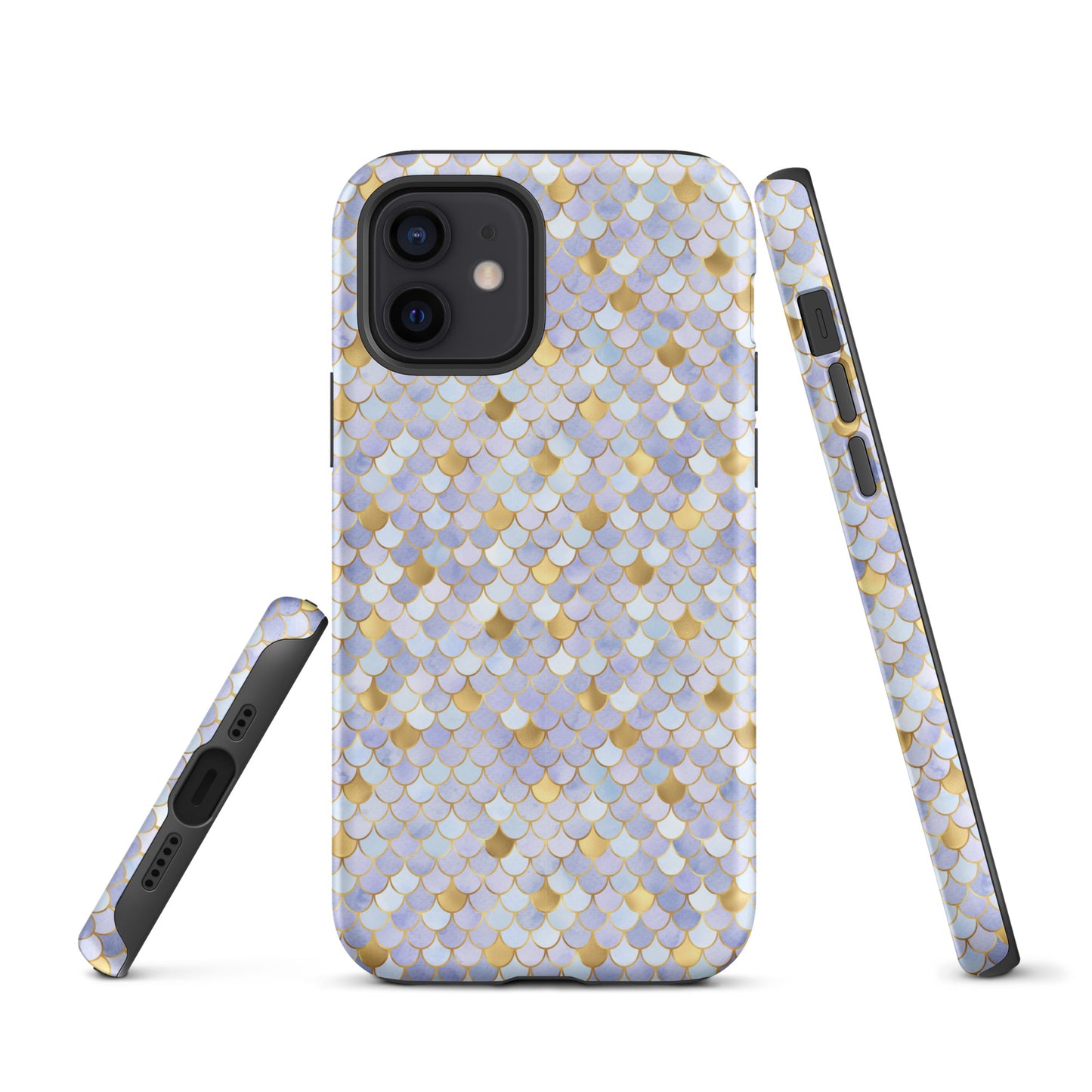 Tough Case for iPhone®- Mermaid Skin Purple