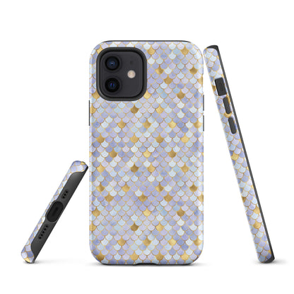 Tough Case for iPhone®- Mermaid Skin Purple