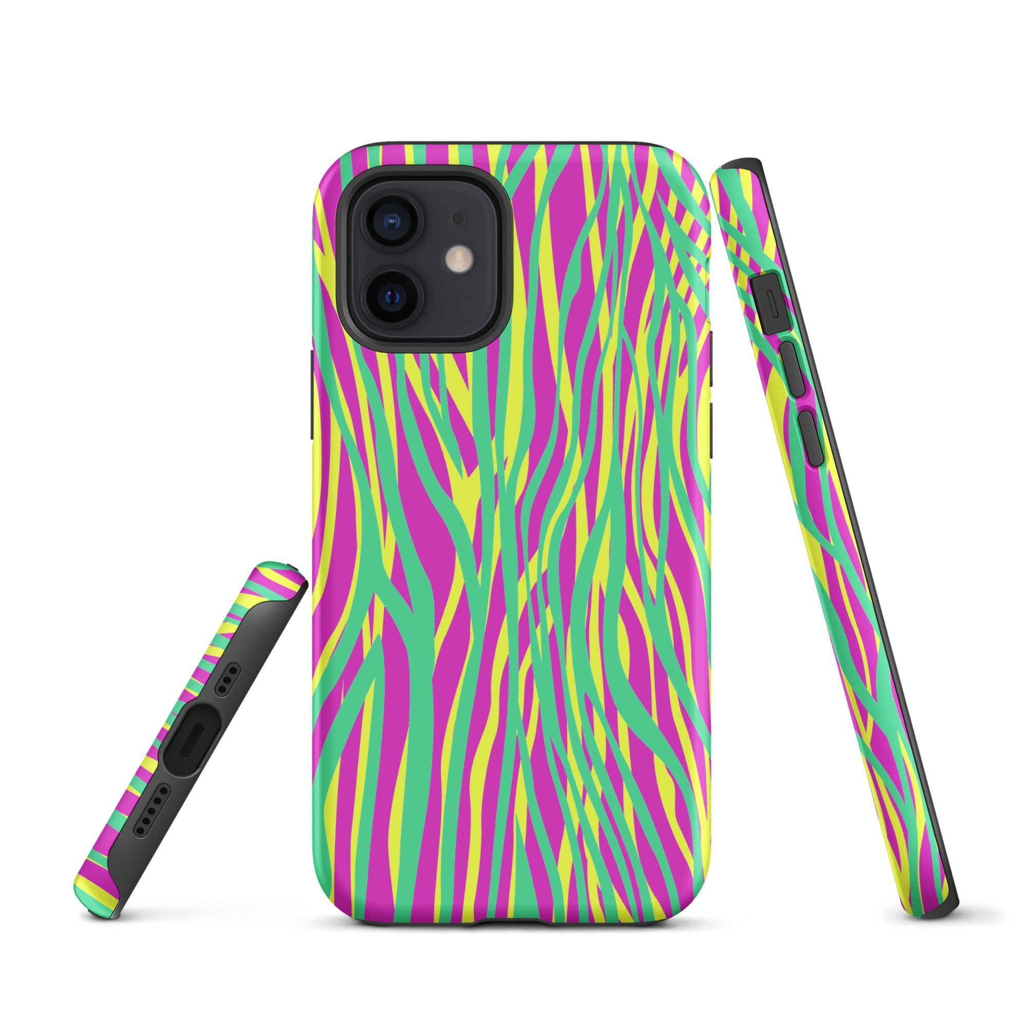 Tough Case for iPhone®- Funky Zebra Pattern II