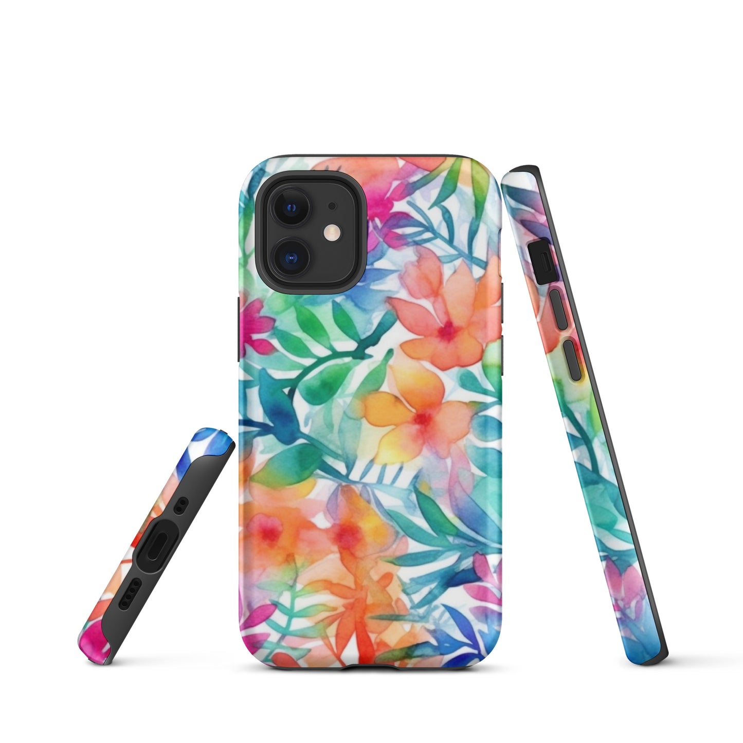 Tough Case for iPhone®- Floral Pattern III