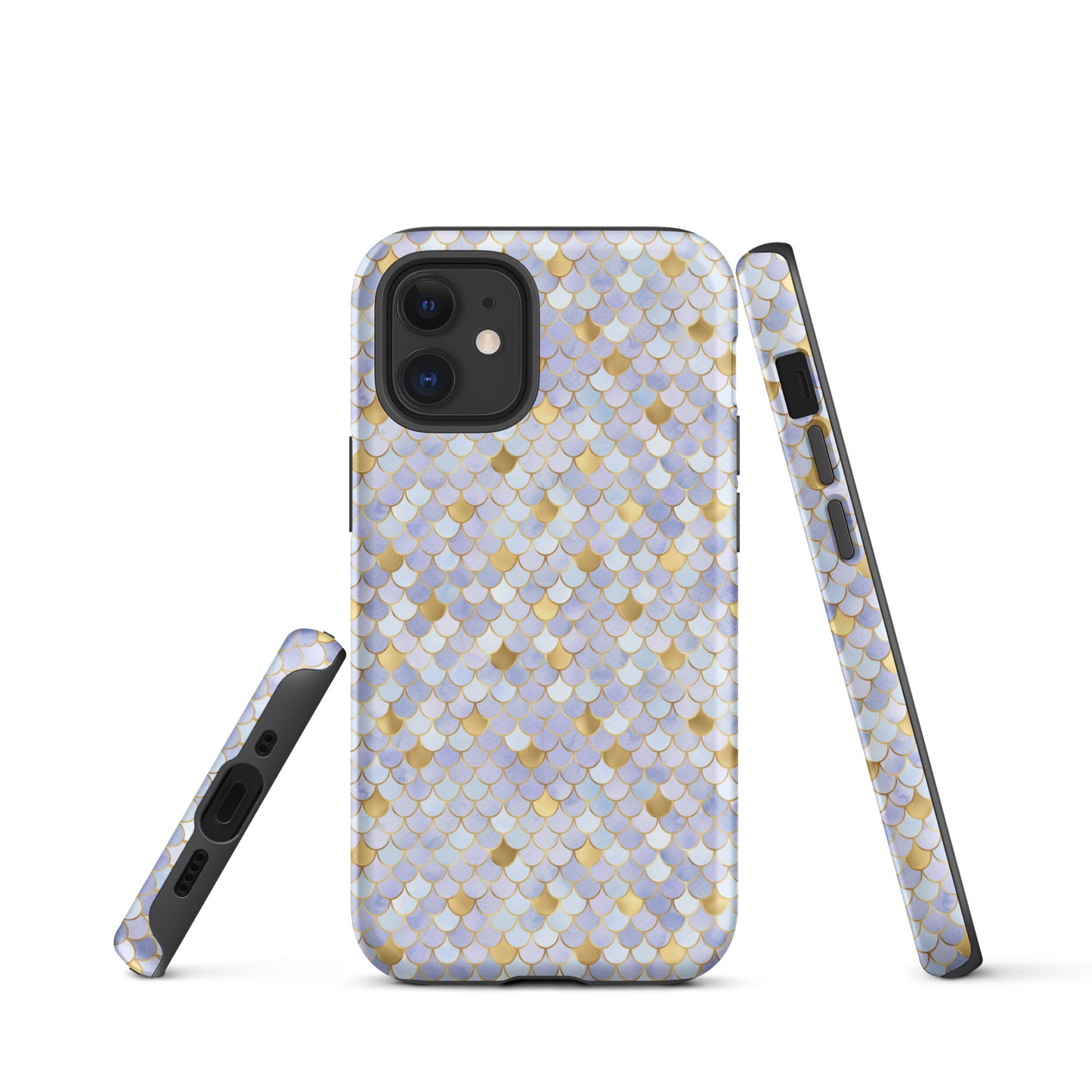 Tough Case for iPhone®- Mermaid Skin Purple