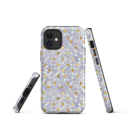 Tough Case for iPhone®- Mermaid Skin Purple