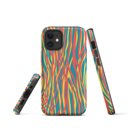 Tough Case for iPhone®- Funky Zebra Pattern III