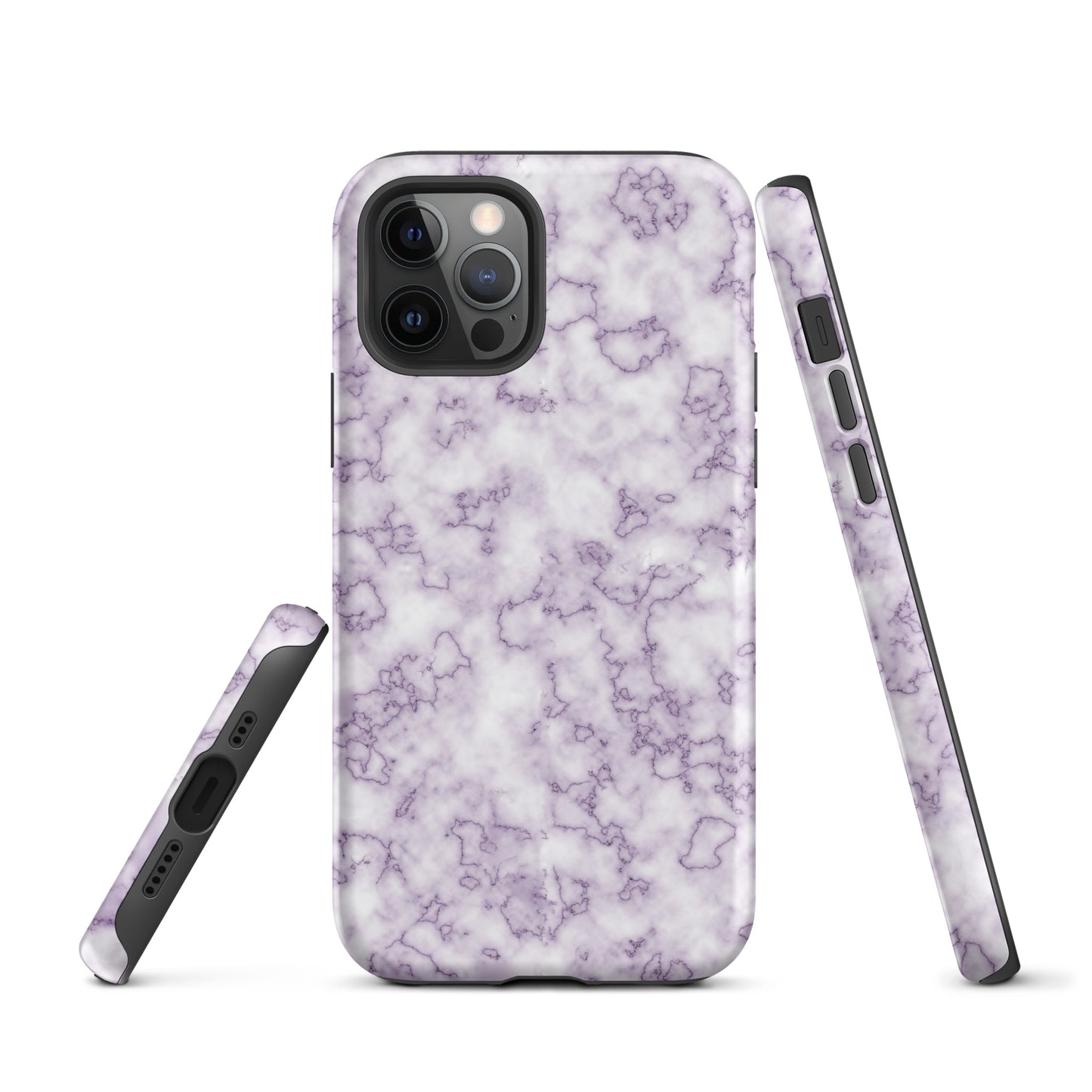 Tough Case for iPhone®- Purple Marble