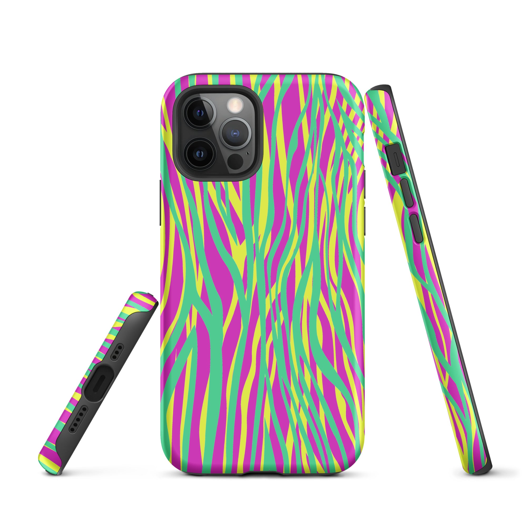 Tough Case for iPhone®- Funky Zebra Pattern II